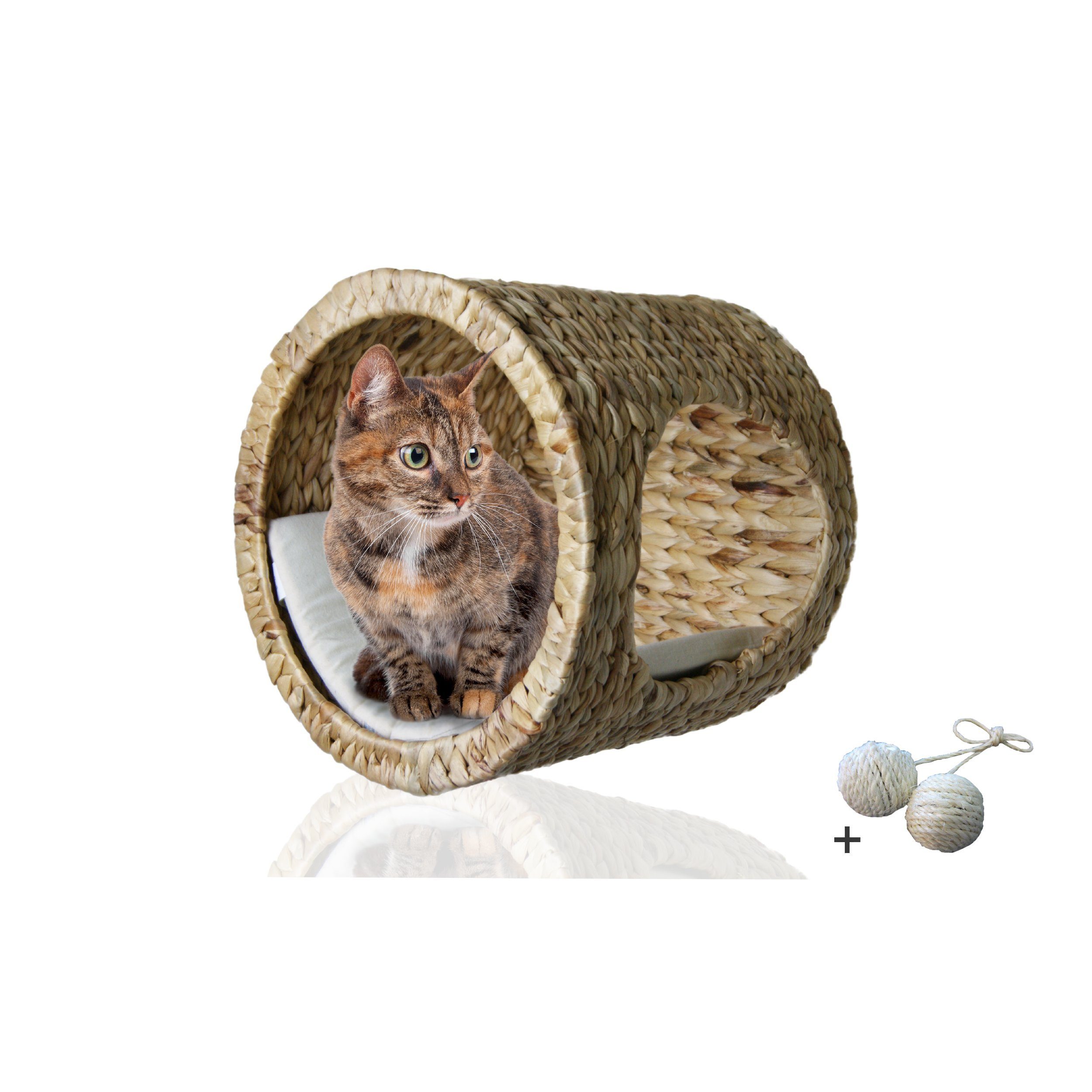 Rohrschneider Katzen-Kletterwand Katzenhöhle Wandhöhle mit Schlafhöhle Katz günstig online kaufen