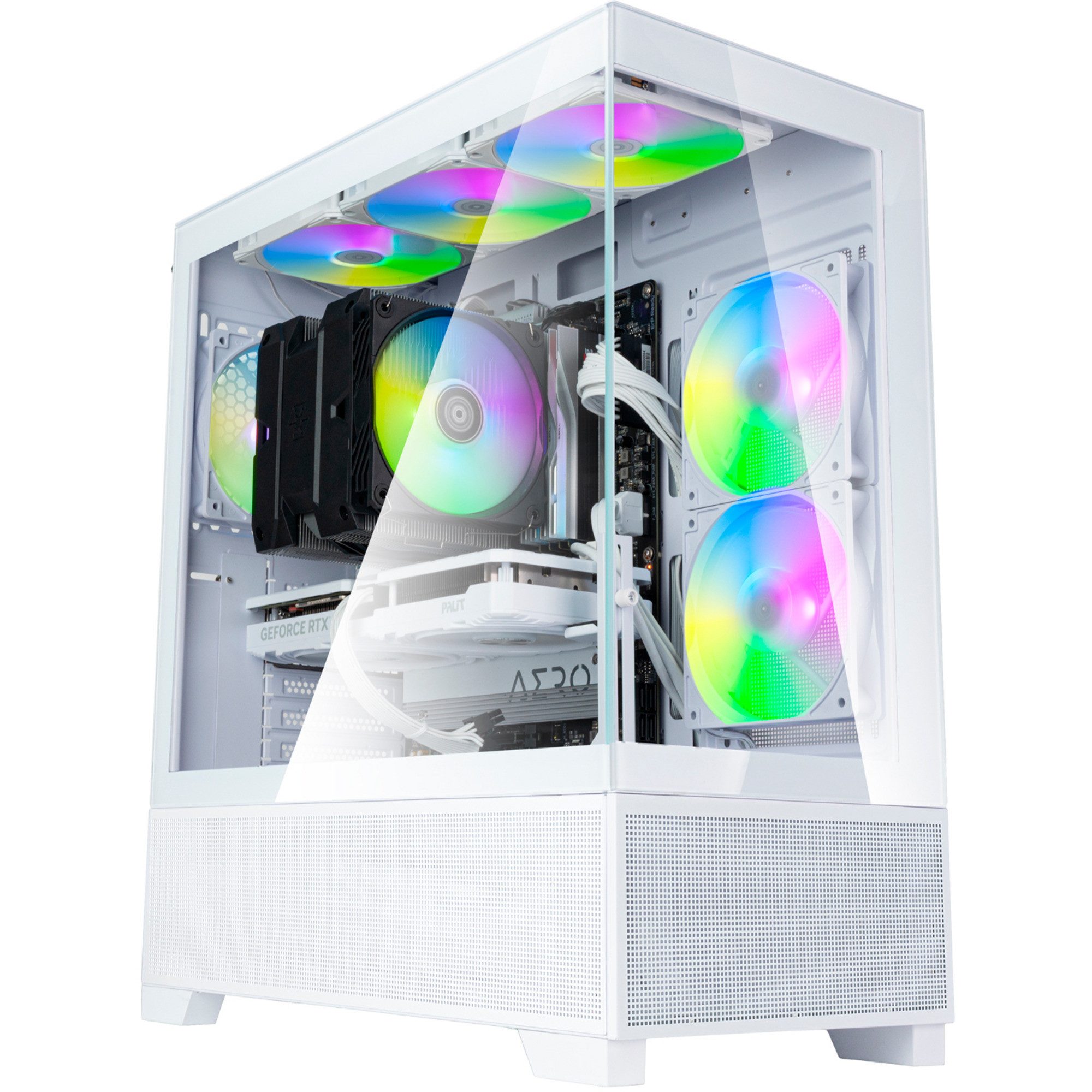 Silverstone PC-Gehäuse SilverStone Lucid 05, Tower-Gehäuse, (270°