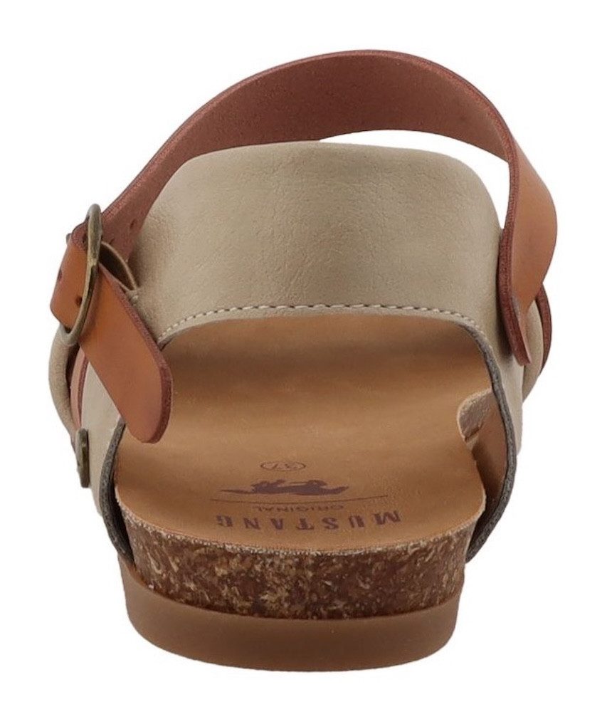 Mustang Shoes Nannette Riemchensandale Sommerschuh, Sandalette mit verstellbaren Riemchen