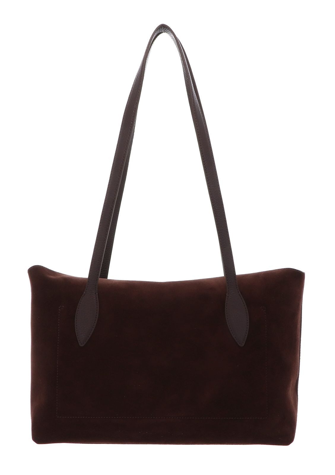 COCCINELLE Schultertasche Handbag Suede Le. / Grained Le., aus echtem Rindsleder
