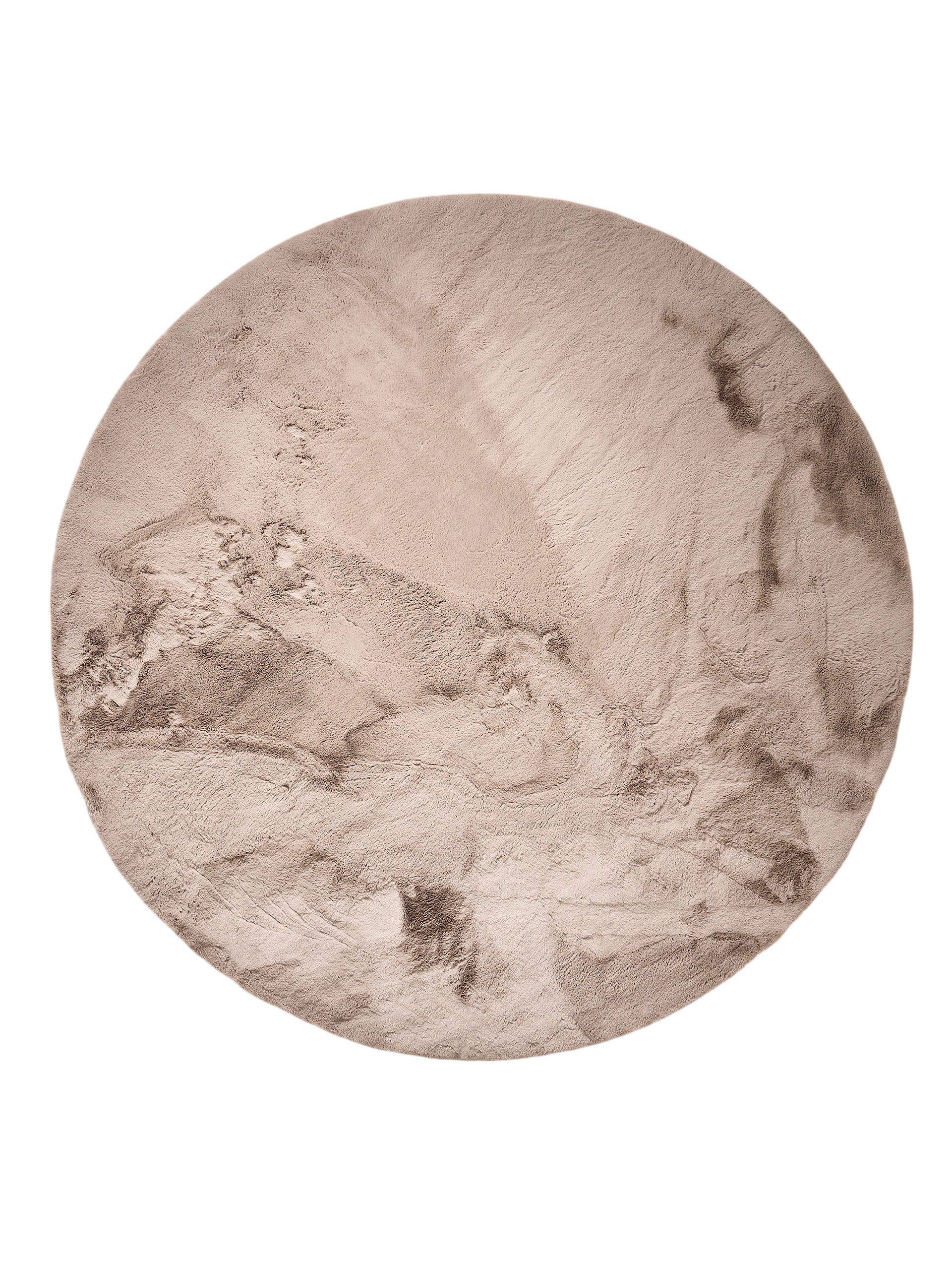 benuta Fellteppich Dave, rund, Höhe: 31 mm, Teppich Wohnzimmer, Schlafzimme günstig online kaufen