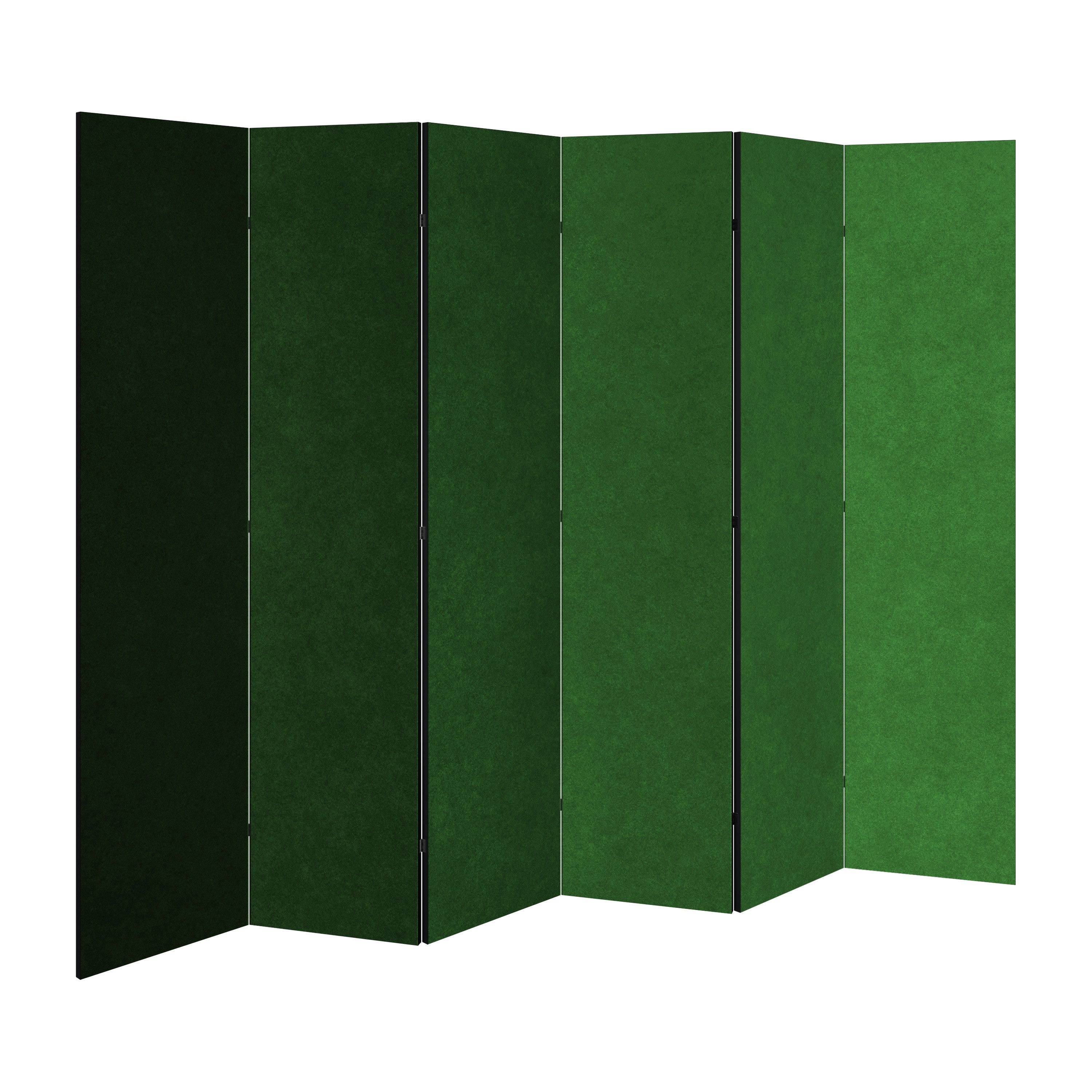 SPACEREBELS Paravent GREEN YOURSELF (6 St), Raumteiler mit 6 Paneelen, einseitig bedruckt, 228 x 168 cm