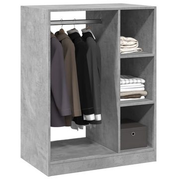 vidaXL Kleiderständer Kleiderschrank Sonoma-Eiche 77x48x102 cm Holzwerkstoff, (1 St)