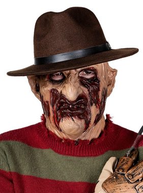Metamorph Kostüm Cowboyhut Freddy braun, Brauner Hut für Westernhelden und Horrorfilm-Ikonen