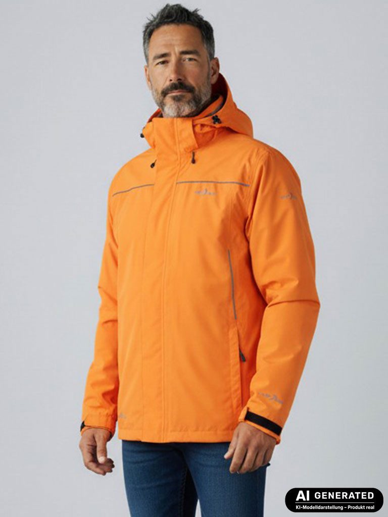 Blue Wave Funktionsjacke Klaas Herren Outdoor-Jacke Klaas - Regenjacke Wander- und Fahrradjacke