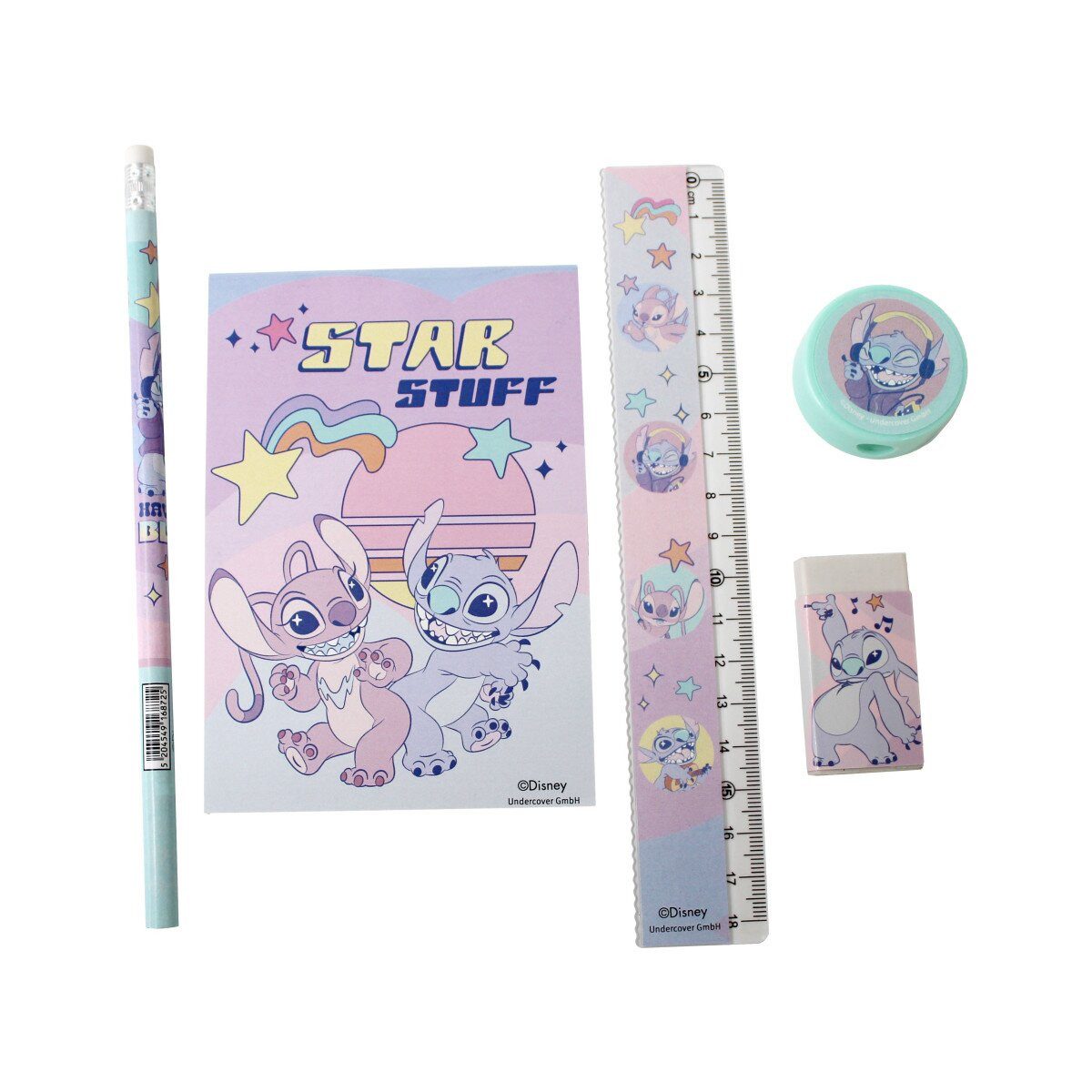 Lilo & Stitch Kreativset Lilo & Stitch Schreibset 5-teilig Schule Disney Kinder