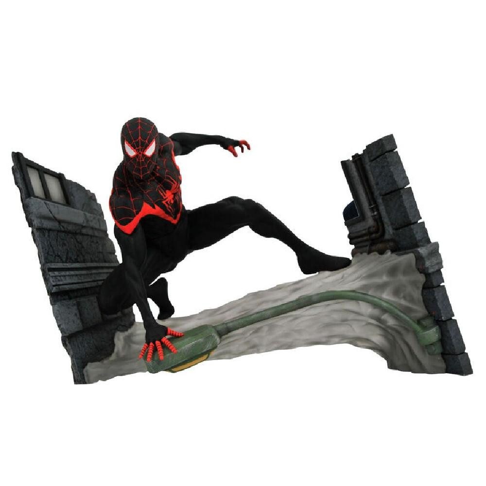 Diamond Select Toys Sammelfigur Marvel Comic Gallery Spiderman Miles Morales Figur 18cm