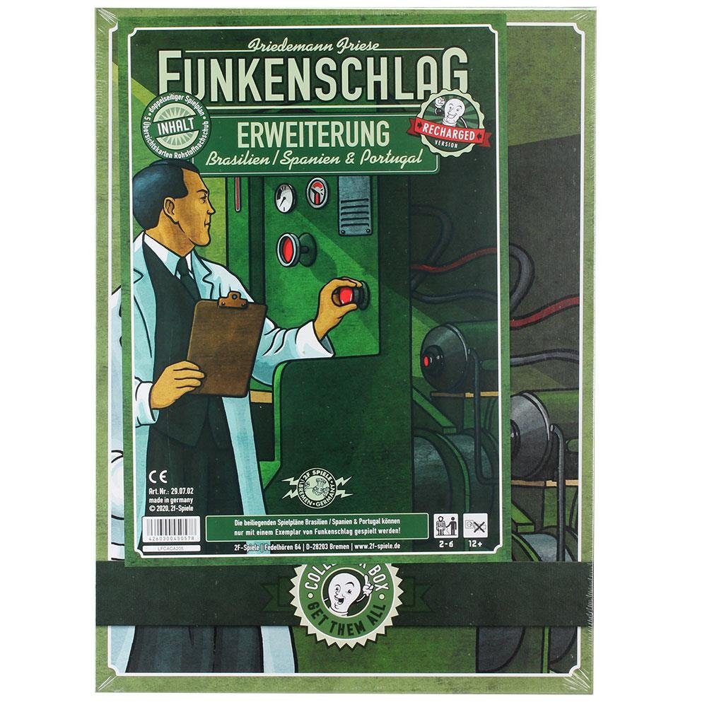 2F-Spiele Spiel Funkenschlag Brasilien/Spanien &Portugal Recharged