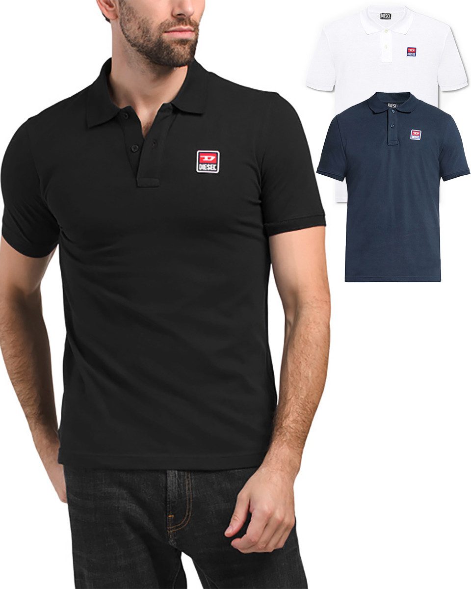 Diesel Poloshirt Slim Fit - Pique günstig online kaufen