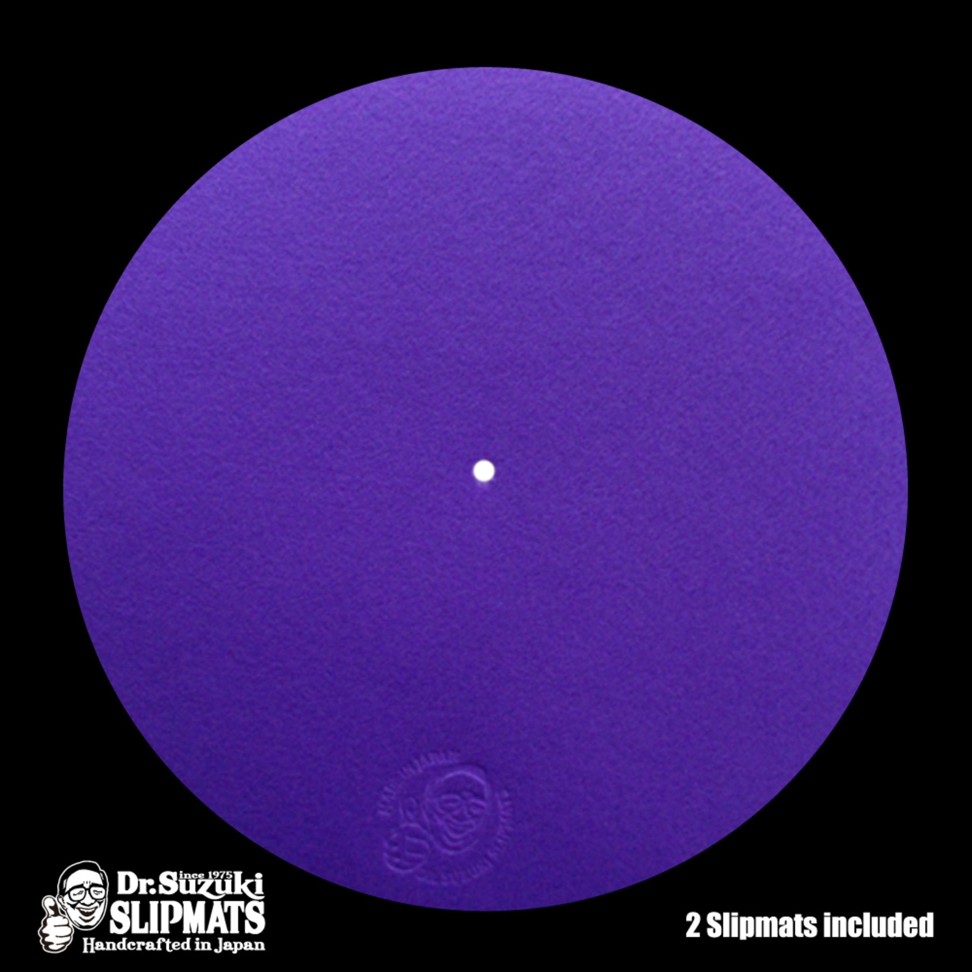 Dr. Suzuki Plattenspieler (Tablecloth 12" MixEdition Slipmat purple (paar)
