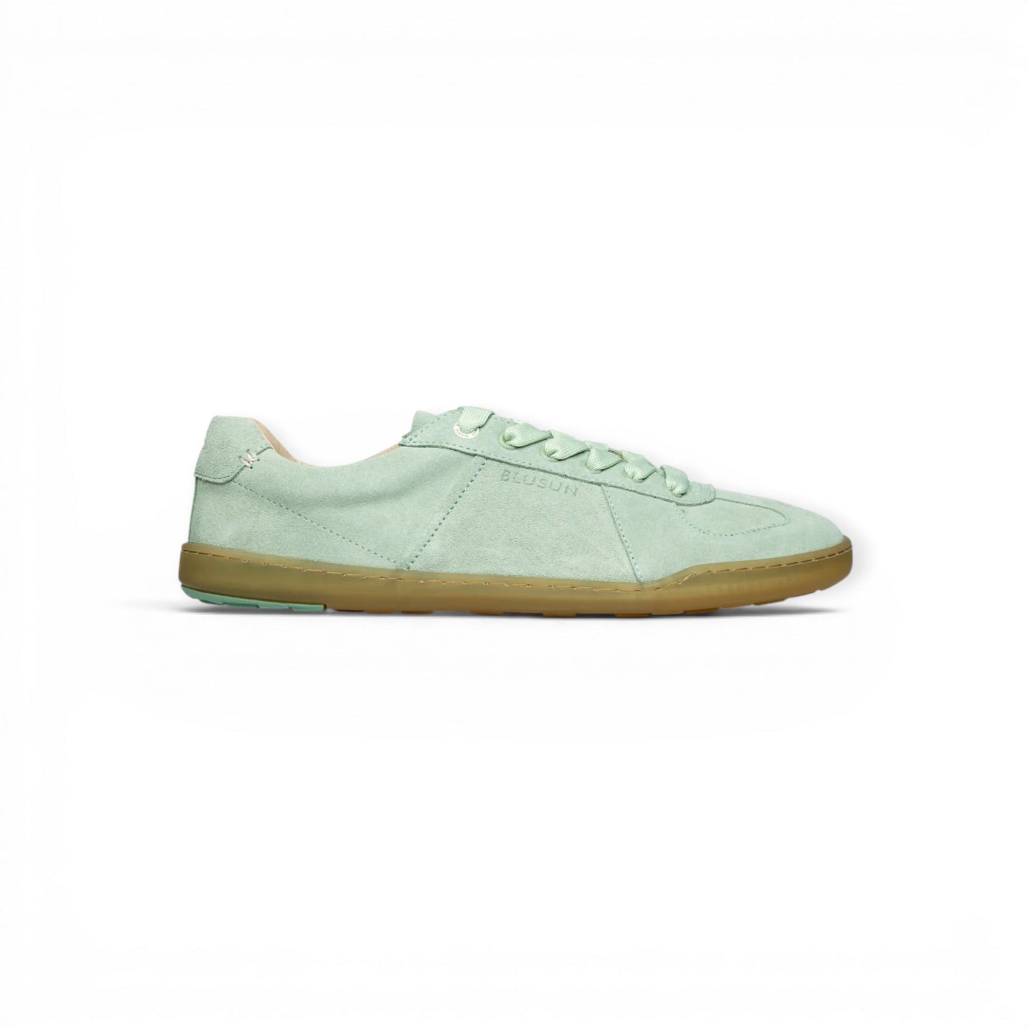 BLUSUN BLSN-200W (Veloursleder, flexible Sohle) hellgrün Damen Barfußschuh