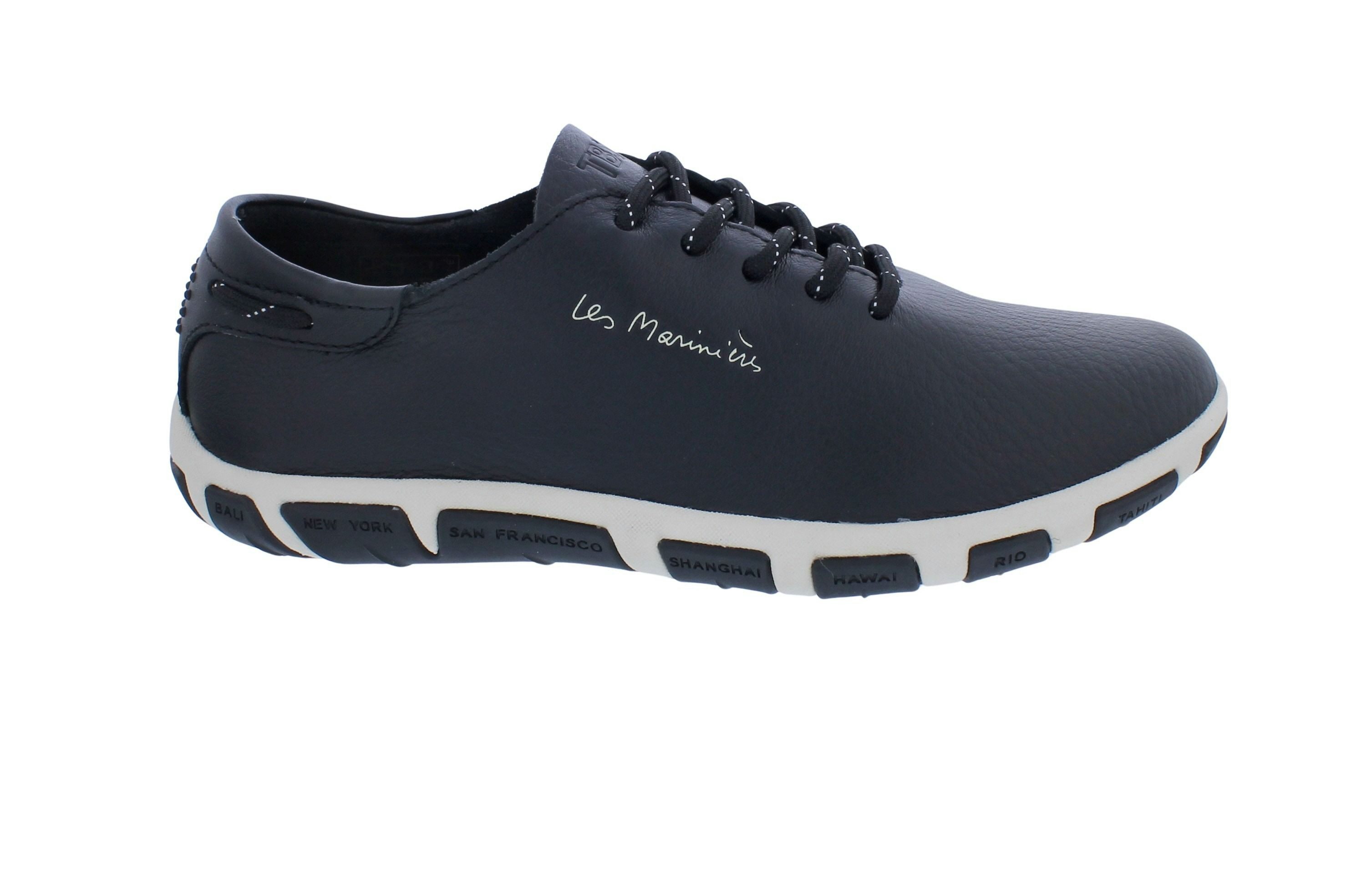 tbs TBS Bootsschuh Jazaru F7B04, Glattleder, Schwarz, Fußbett zum Wechseln Bootsschuh