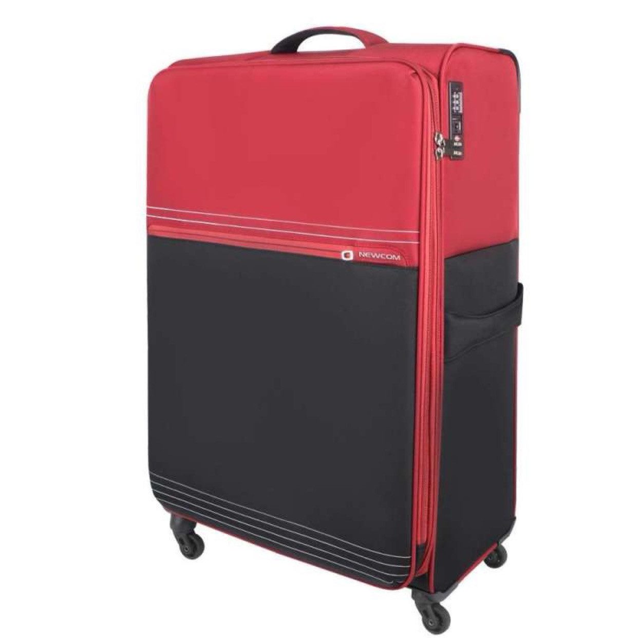 NEWCOM Weichgepäck-Trolley Design Stoffkoffer / Reisekoffer / Weichschalenk günstig online kaufen