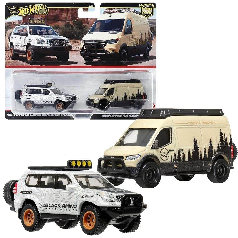 Hot Wheels Spielzeug-Rennwagen Mercedes-Benz ST + Toyota LC Prado Hot Wheel günstig online kaufen