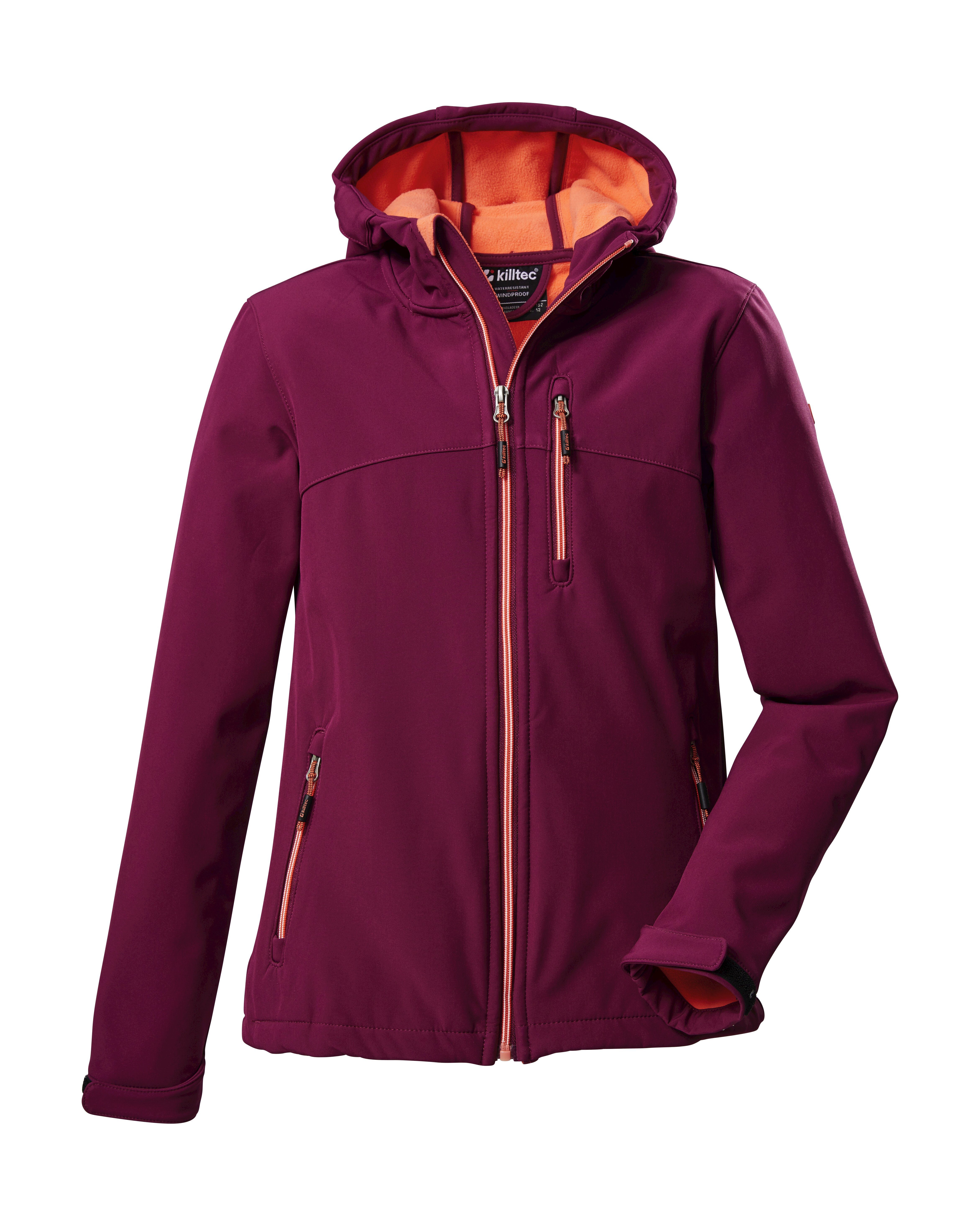 Girls Softshelljacke pflaume Killtec Softshelljacke