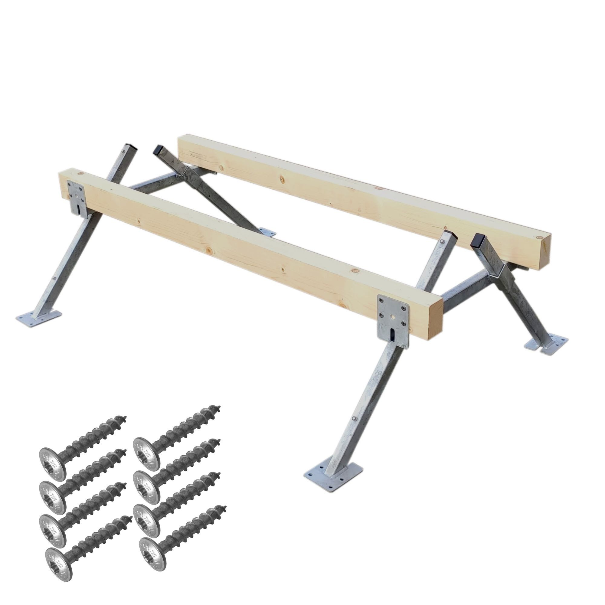 Bientec Bienenbeute Ein Paar Beutenständer Beutenbock feuerverzinkt, Paar, Bienen Beuten aufstellen Imkerei