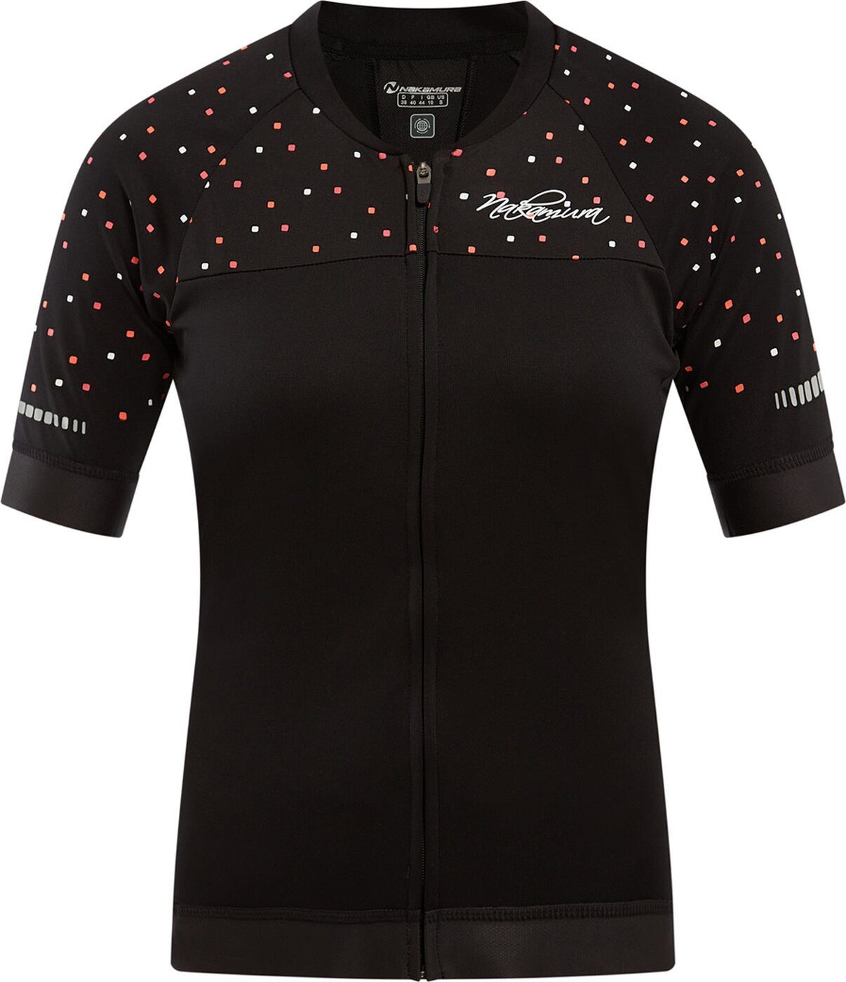 NAKAMURA Radtrikot Da.-Fahrrad-Trikot Nina W BLACK NIGHT/MULTICOL