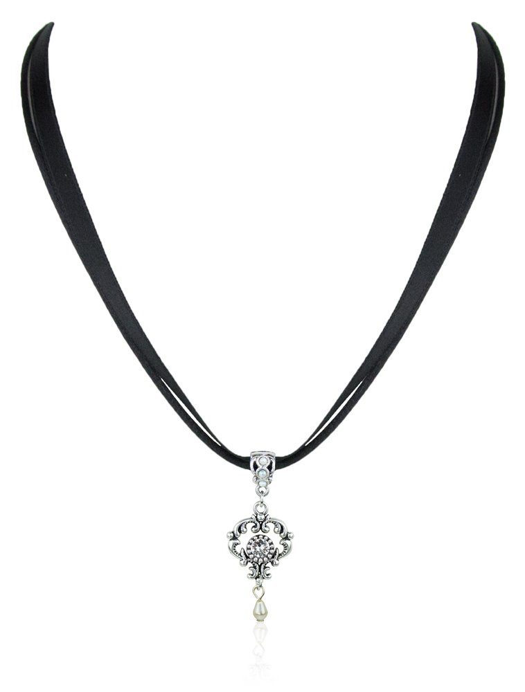 LUISIA® Kette mit Anhänger Halskette "Malou" mit Ornament Anhänger und Kris günstig online kaufen