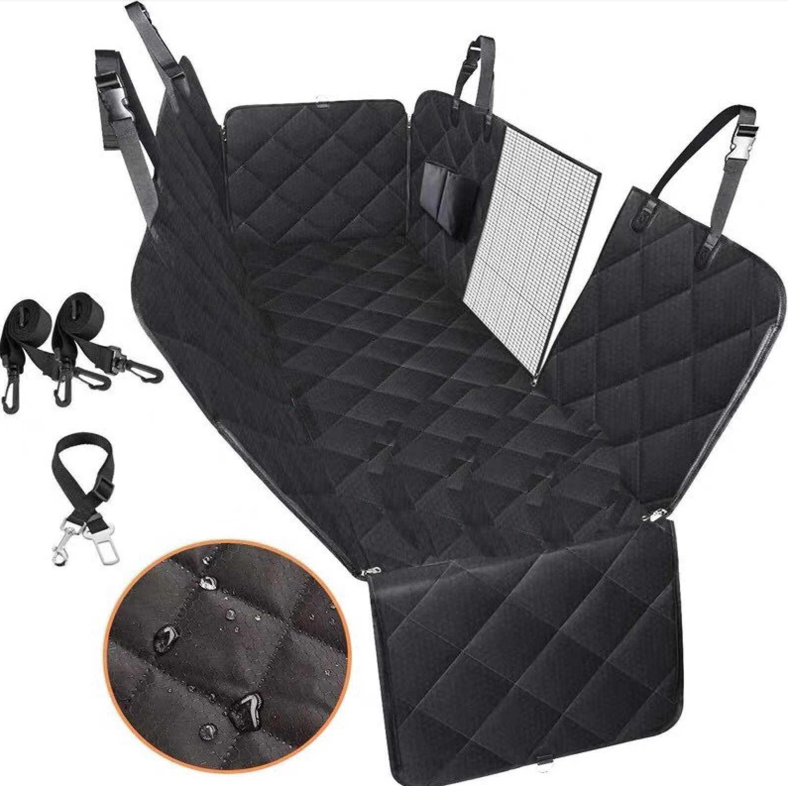 AURIVION Hundematratze Tier-Autodecke Auto Rückbank und Kofferraum, Rücksitzbezüge für Auto Van SUV( 147 * 137 * 40 cm)