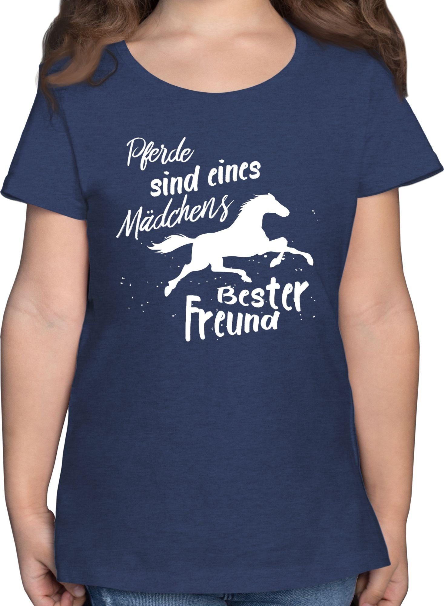 Shirtracer TShirt »Pferde sind eines Mädchens bester Freund