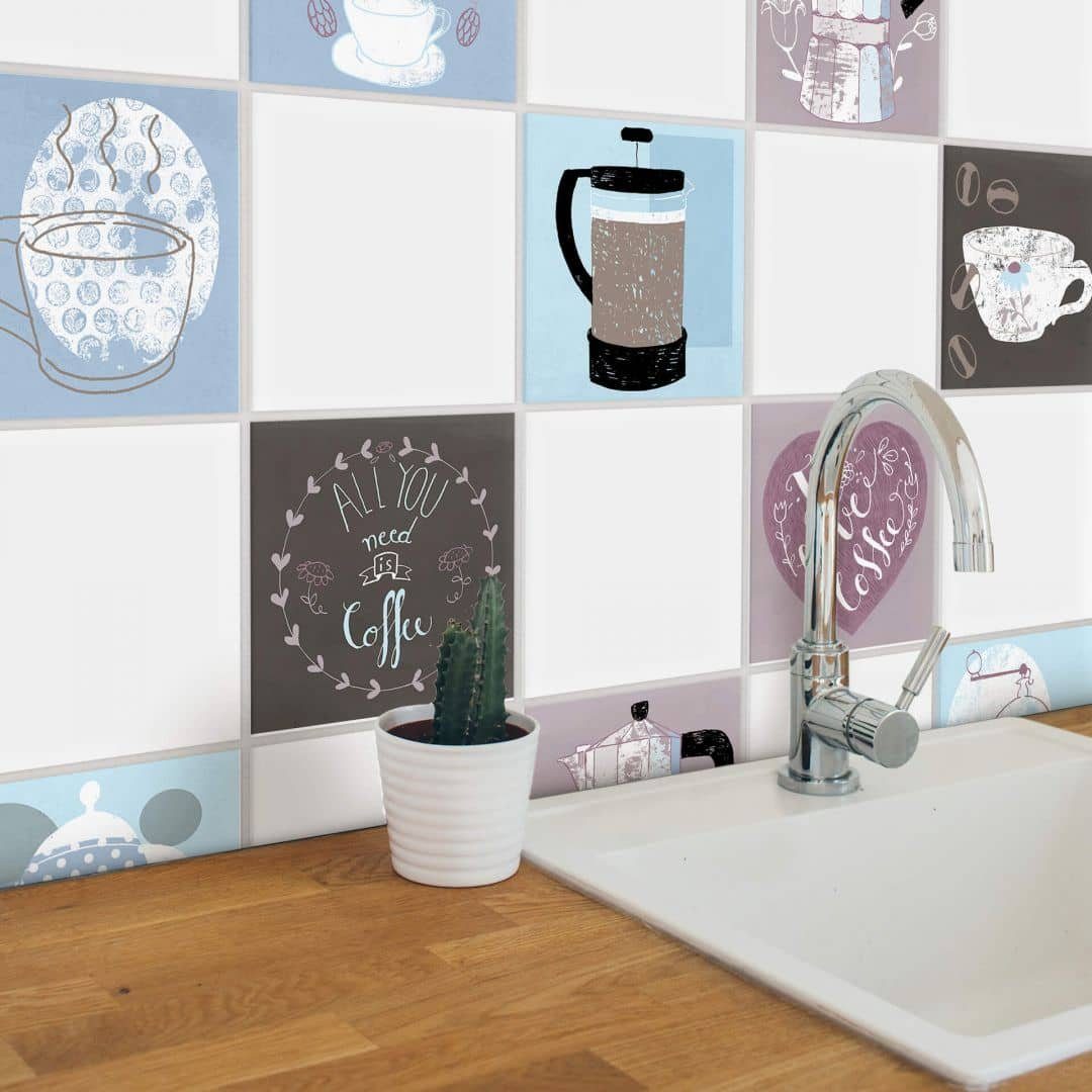 K&L Wall Art Fliesenaufkleber Klebefliese Sticker günstig online kaufen