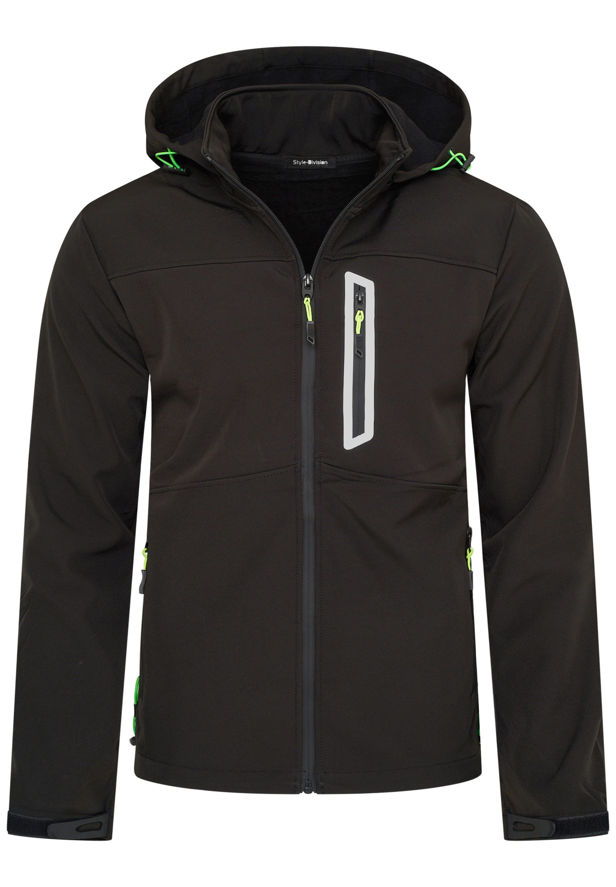 Style-Division Softshelljacke SDALTAI Herren Übergangsjacke mit günstig online kaufen