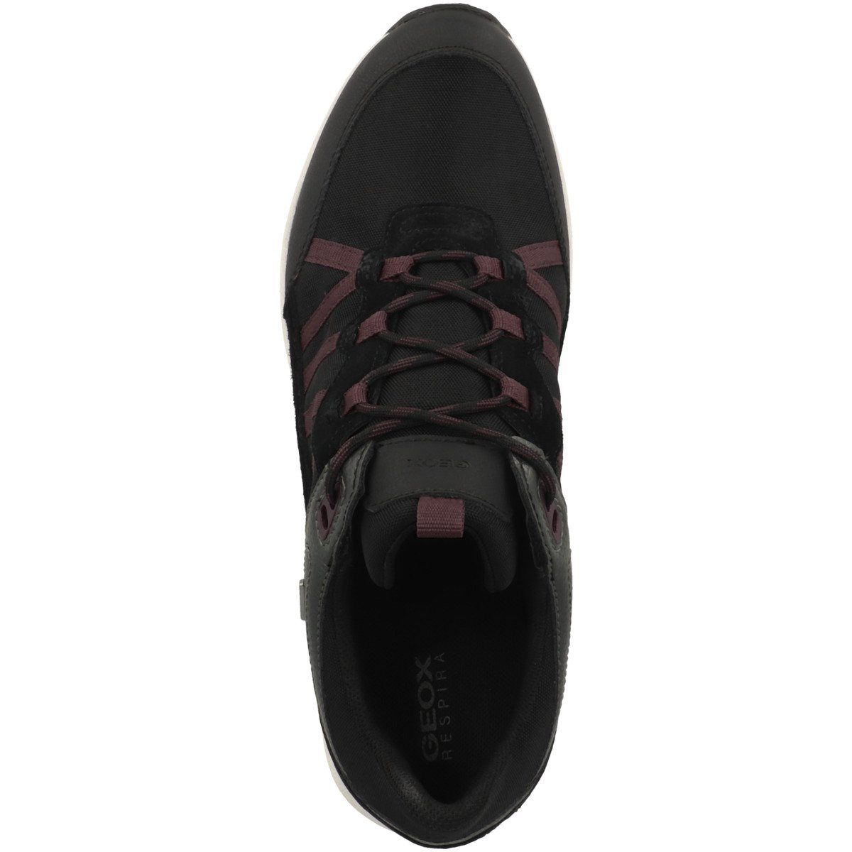 Geox D Braies B ABX B Damen Sneaker Turnschuhe, Sportschuhe, Freizeitschuhe, Halbschuhe, Schnürschuhe