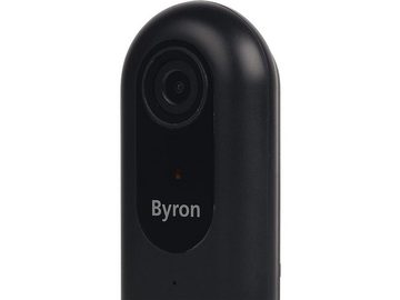 Byron Video-Türsprechanlage (Einfamilienhaus, Klingelanlage, Türkommunikation, 2-tlg., Türklingel mit Kamera & Funkklingel Erweiterung mit Smartphone App)