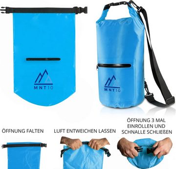 MNT10 Taschenorganizer Dry Bag Packsack wasserdicht mit Tragegurt I Dry Bags Waterproof, Wasserfeste Tasche für Reisen, Outdoor und Camping I Seesack robust