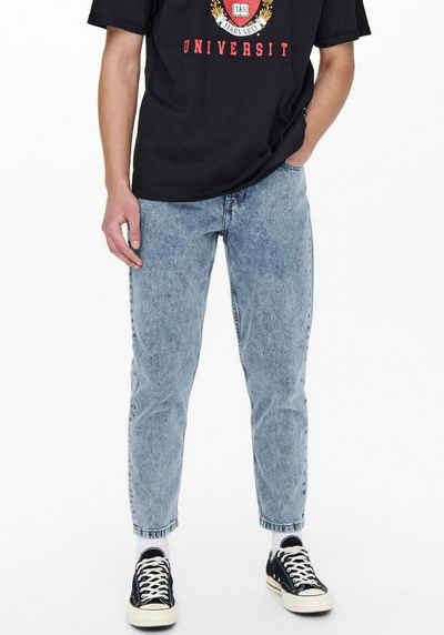 ONLY & SONS Tapered-fit-Jeans AVI BEAM