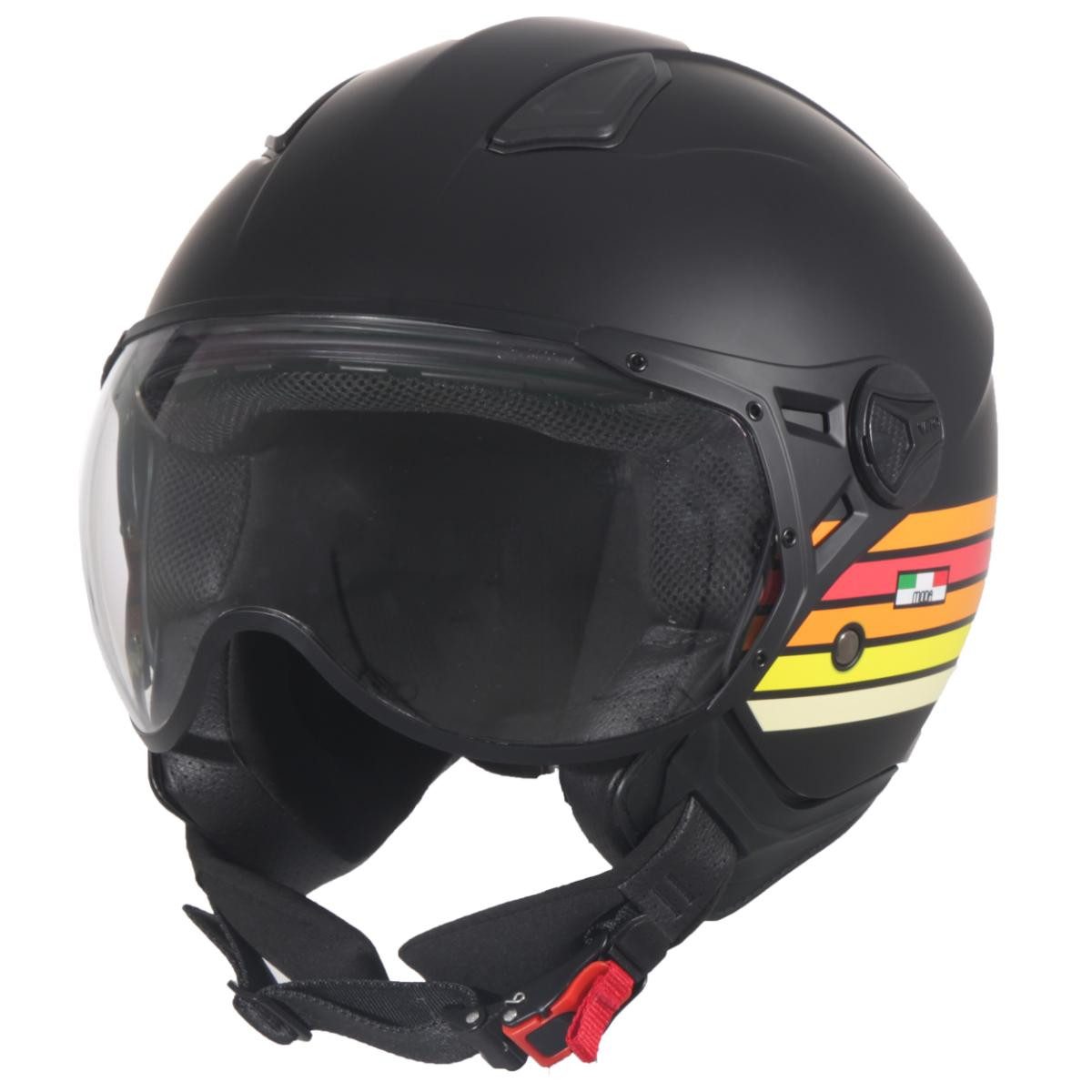 Vito Шлемыts Motorradhelm VITO MODA, Jethelm, Pilothelm, Rollerhelm, viele Farben, kurzes Visier