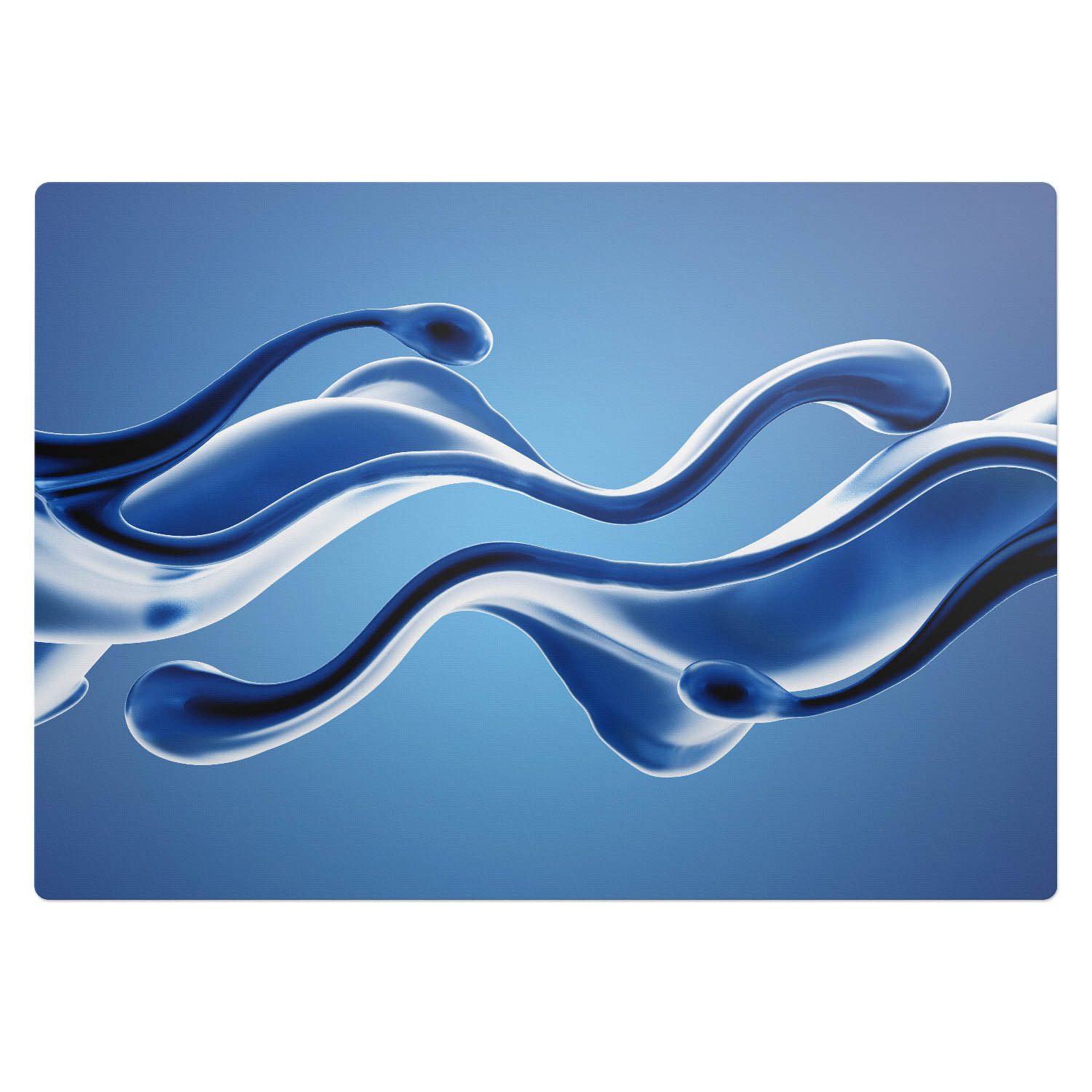 Tulup Bodenschutzmatte Bürostuhl Unterlage Abstrakte Wellen günstig online kaufen