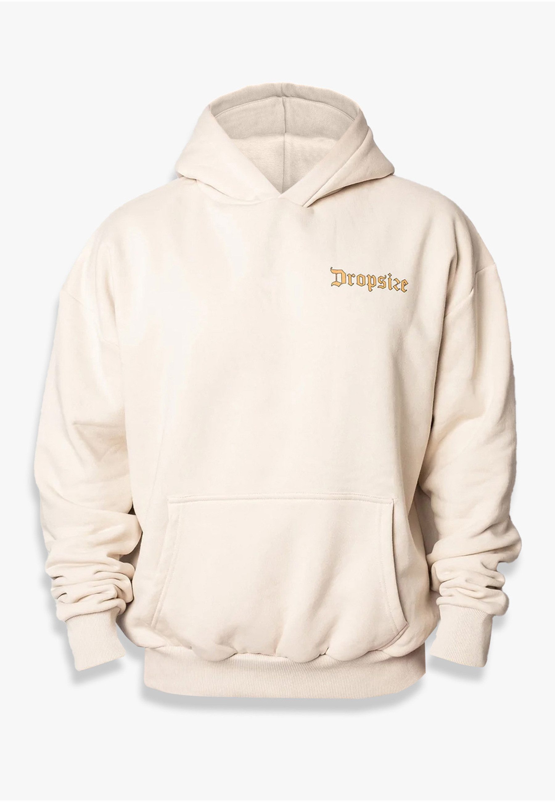 Dropsize Kapuzenpullover Dropsize Herren Dropsize Heavy Oversize White Dove günstig online kaufen