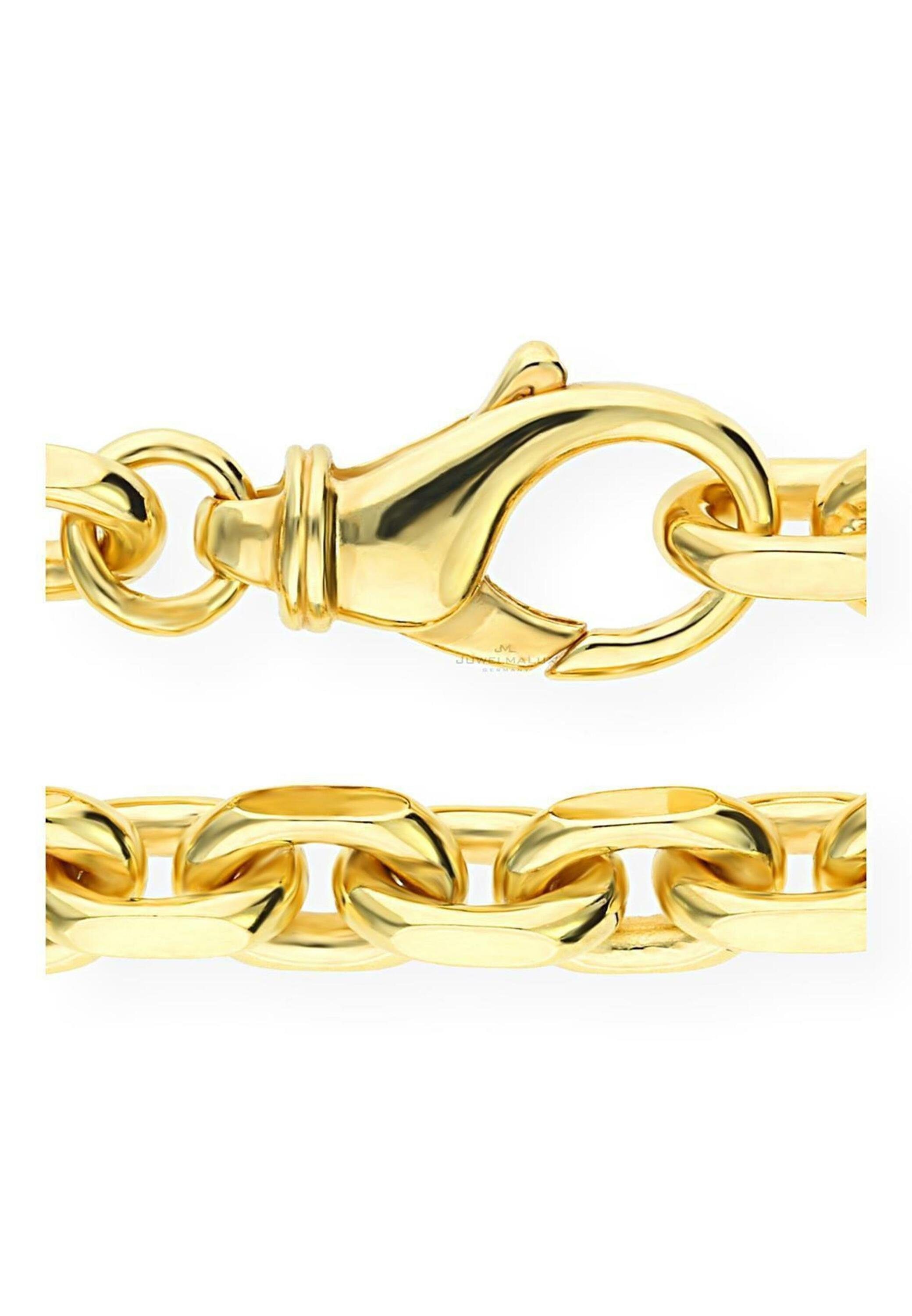 JuwelmaLux Goldkette Halskette Anker 750/000 18 Karat Gold massiv