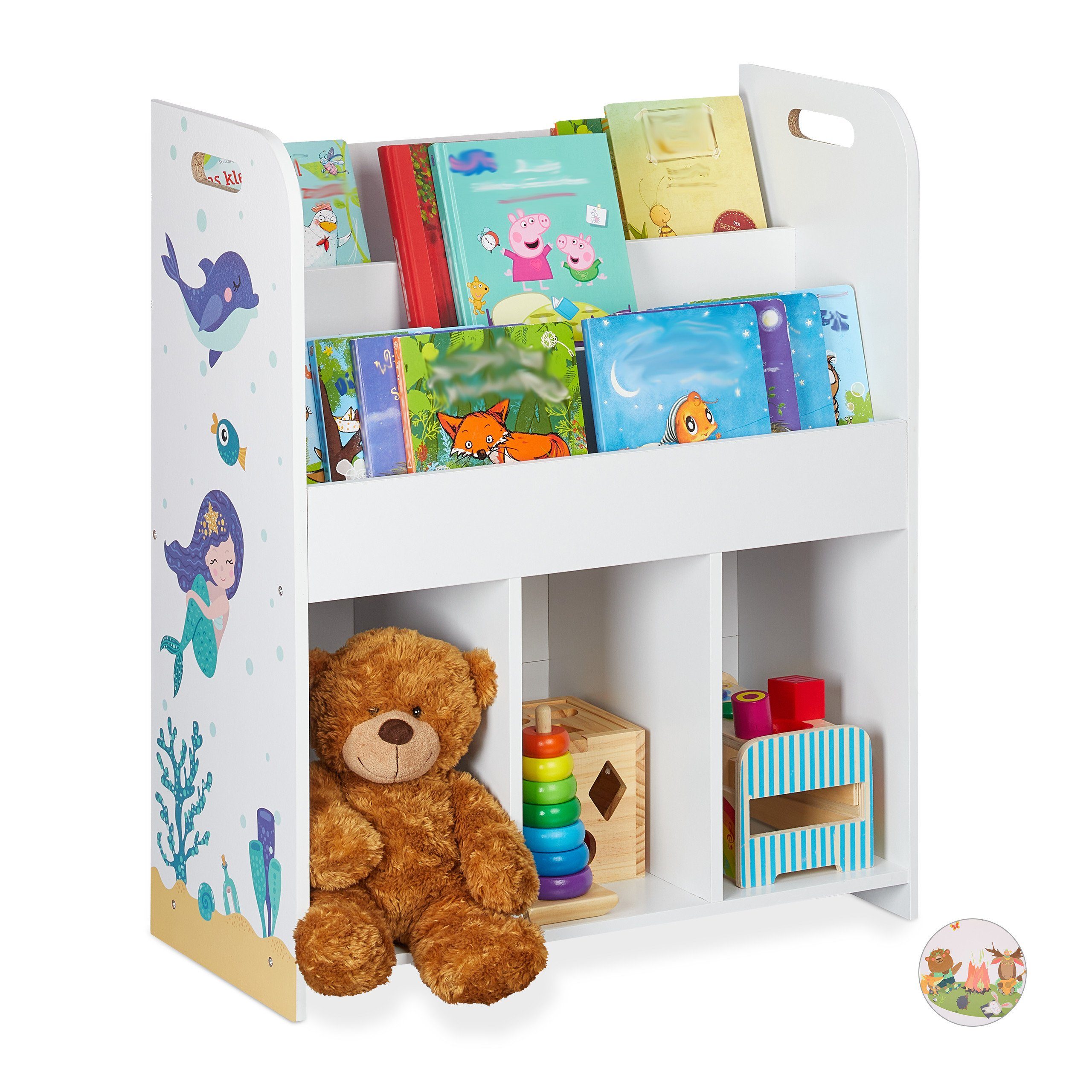 relaxdays Standregal »Kinderregal für Bücher und Spielsachen«, B online  kaufen | OTTO
