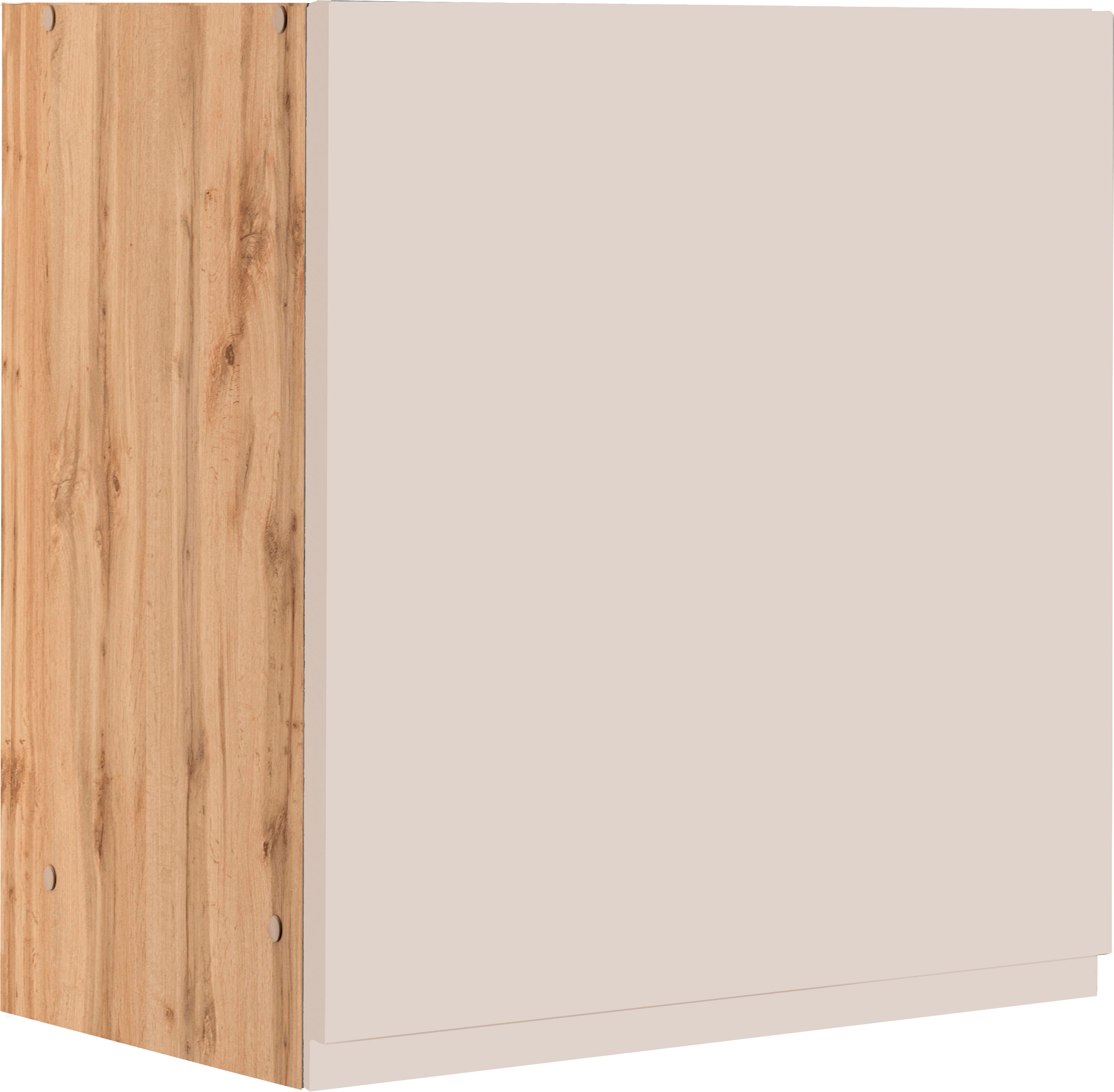 KOCHSTATION Hängeschrank KS-Virginia,neu in verbesserter Ausführung (Stauraum, Softclose) Breite 50 cm, 1 Tür, gedämpfte Scharniere