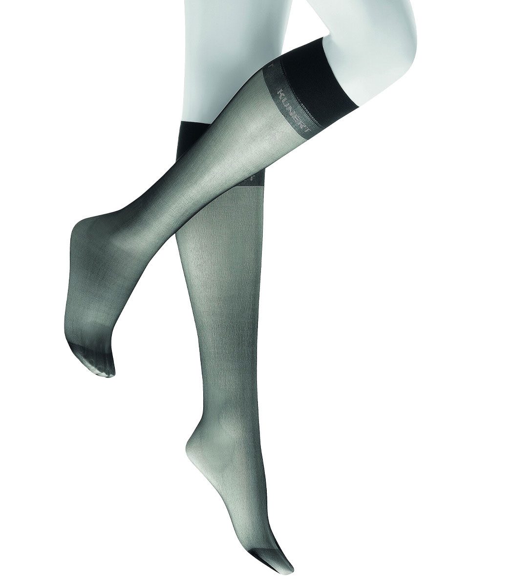 KUNERT Kniestrümpfe Mystique (Packung, 1-Paar, 1 Paar) transparent & matt