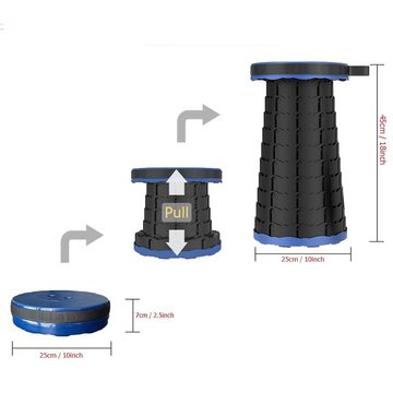 Lubgitsr Campinghocker 1 Stück Tragbarer Klapphocker,Campinghocker, Klappbarer Hocker (1 St)