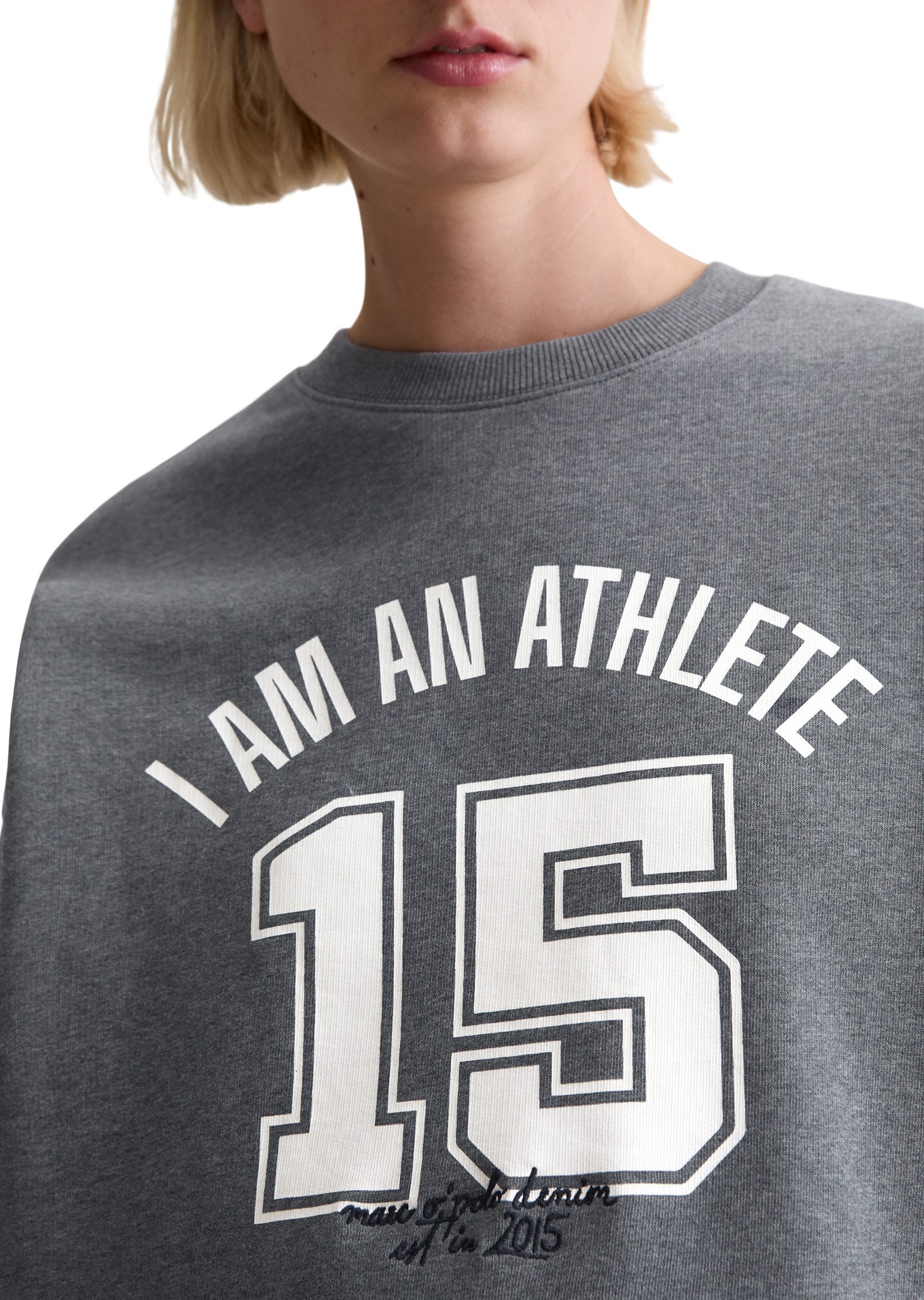 Marc O'Polo DENIM Sweatshirt mit kuschelig gerauter Innenseite