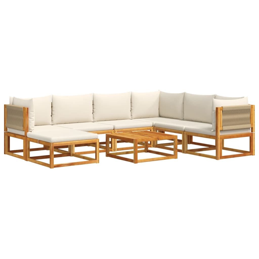 vidaXL Loungesofa 8-tlg. Garten-Sofagarnitur mit Kissen günstig online kaufen