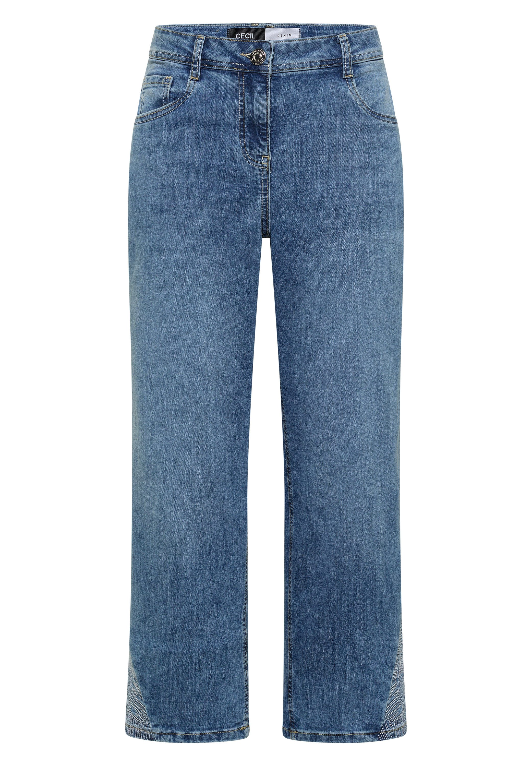 CECIL Loose-fit-Jeans aus Baumwolle mit Stretchanteil – Bild 5 von 5