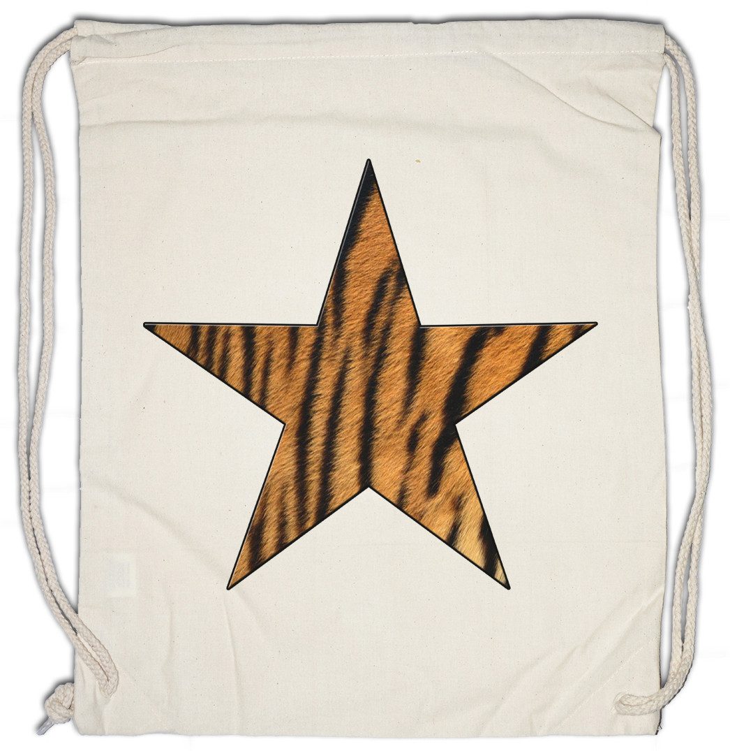 Urban Backwoods Turnbeutel Rockabella Star IV Turnbeutel Tattoo Nautical Rockabilly Tiger Leopard (1-tlg), Stern Oldschool Fifties 50s