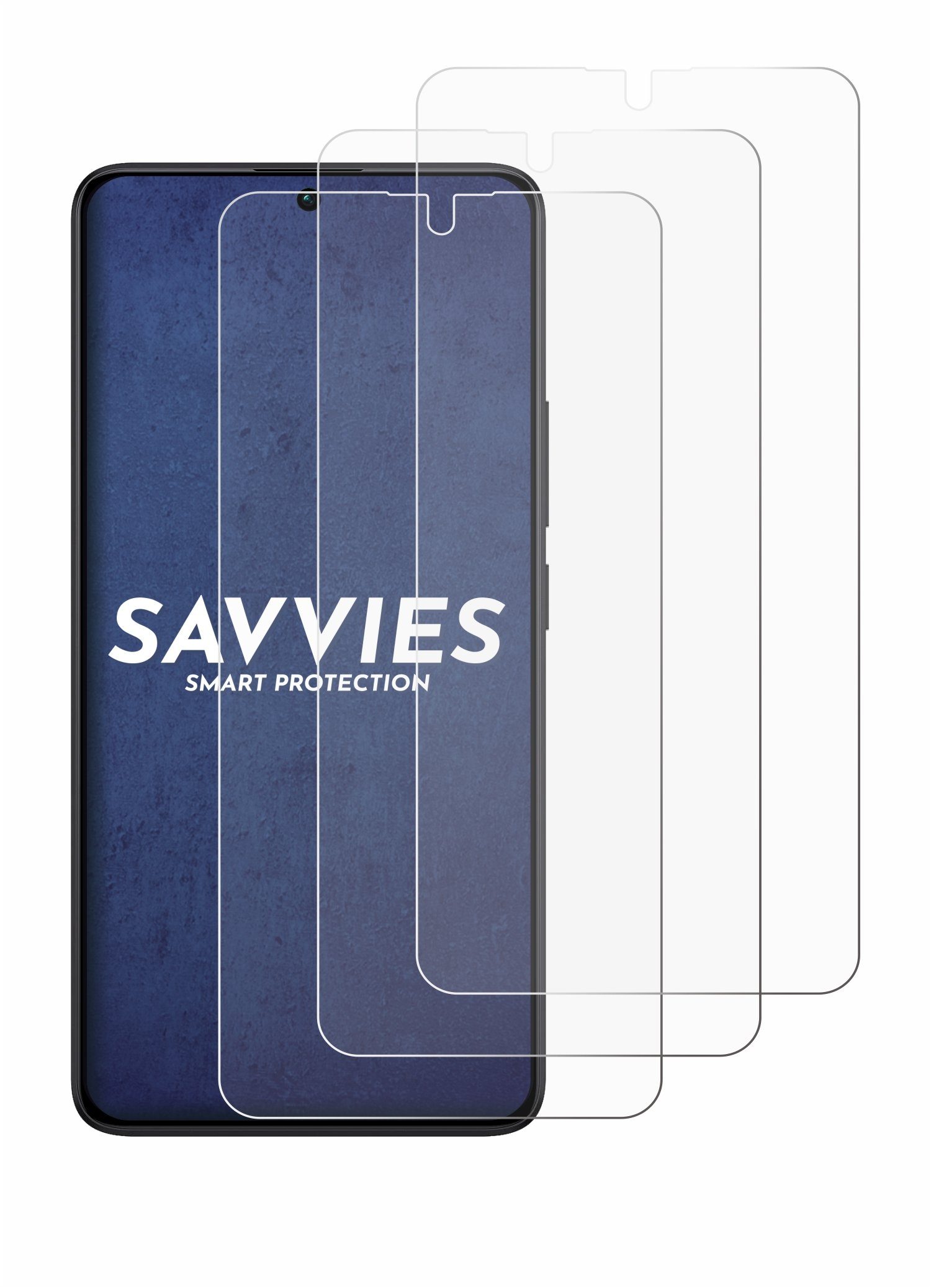 Savvies Displayschutzfolie Schutzfolie für Xiaomi Redmi Note 13 Pro 4G, 6 Stück, Displayschutz Schutz Folie Klar Transparent