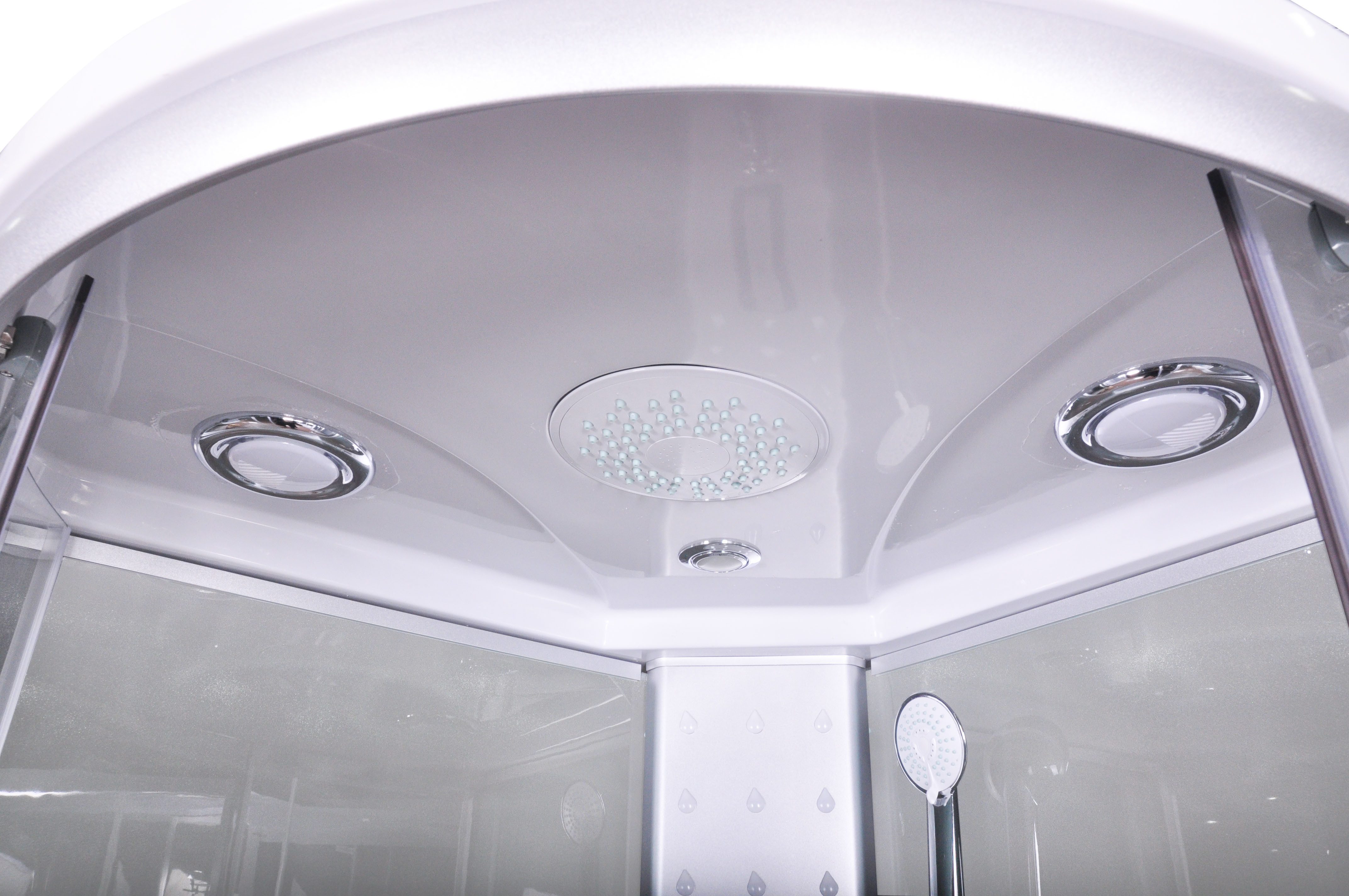 Sanotechnik Komplettdusche Komplettduschkabine, BxT: 90x90 cm, Sicherheitsglas, Maße: 90x90x205cm