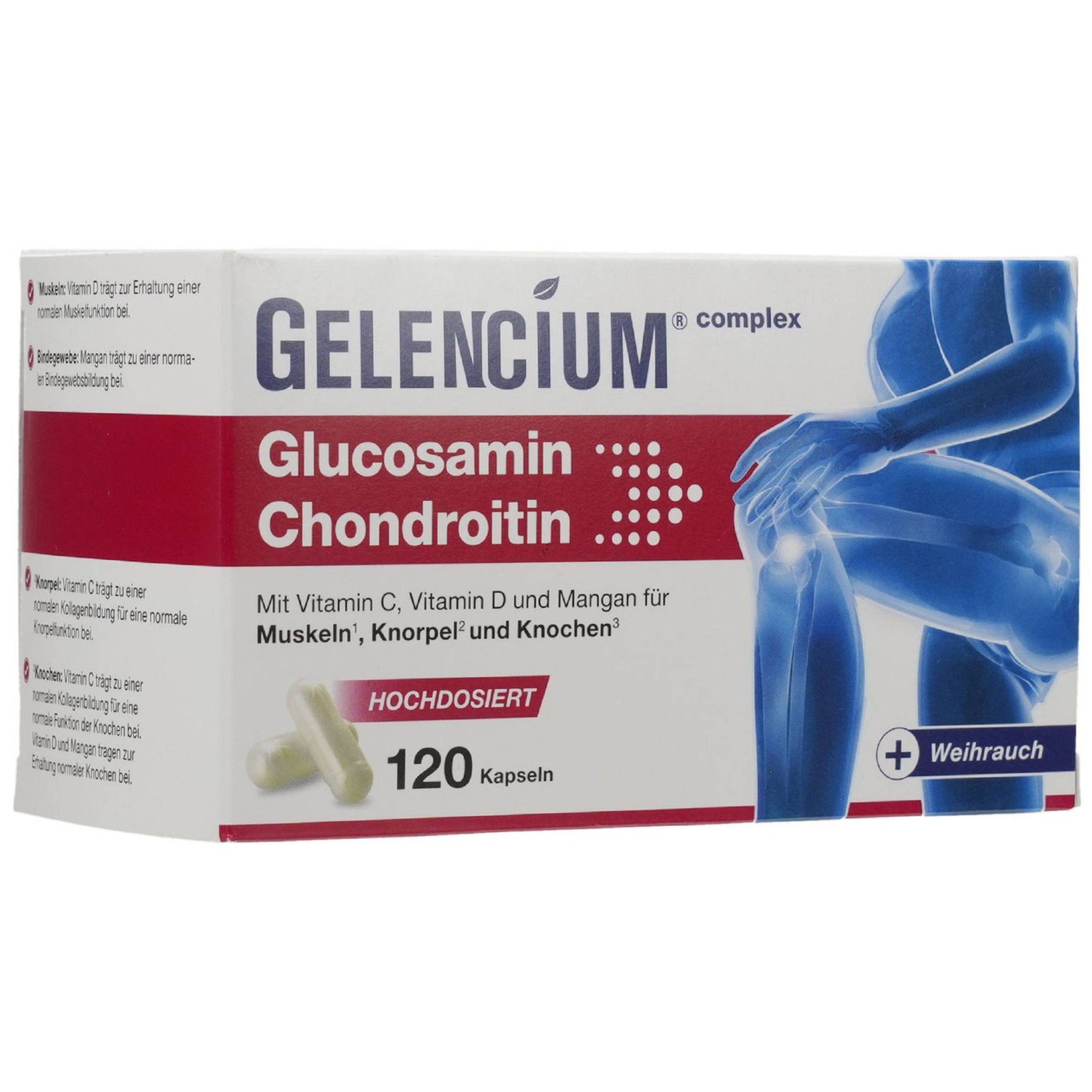 Heilpflanzenwohl GmbH GELENCIUM Glucosamin Chondroitin hochdos.Vit C Kps Kapseln