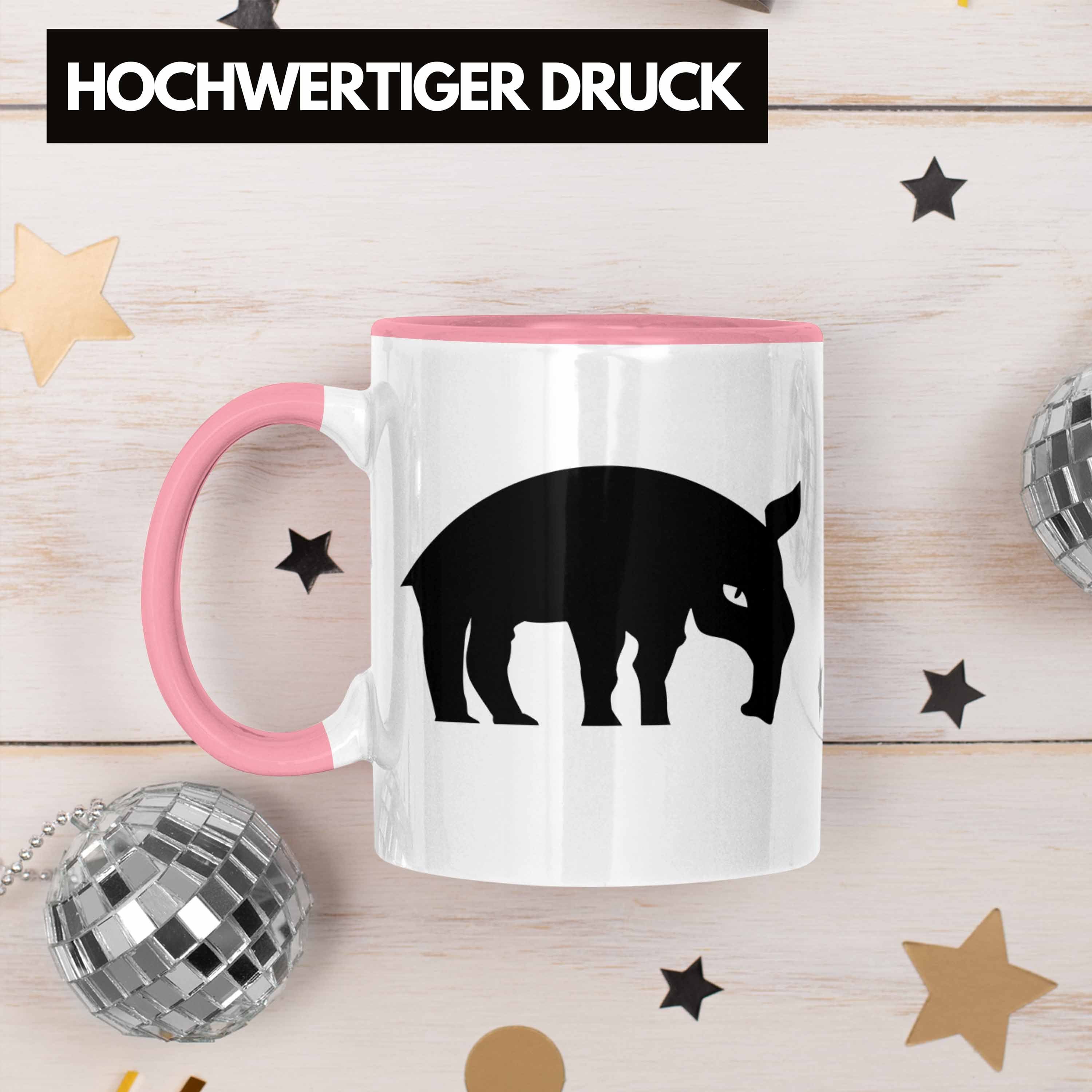 Ameisenbär Rosa Trendation Lustige Tasse Tasse