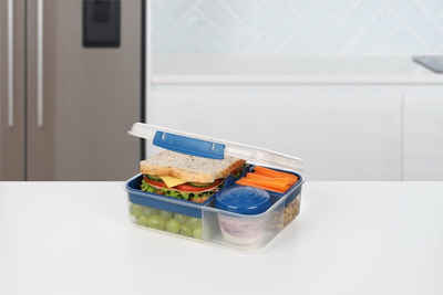 sistema Lunchbox 1650 ml Lunchbox Proviantbehälter Joghurtbecher Brotdose, stapelbar, spülmaschinenfest