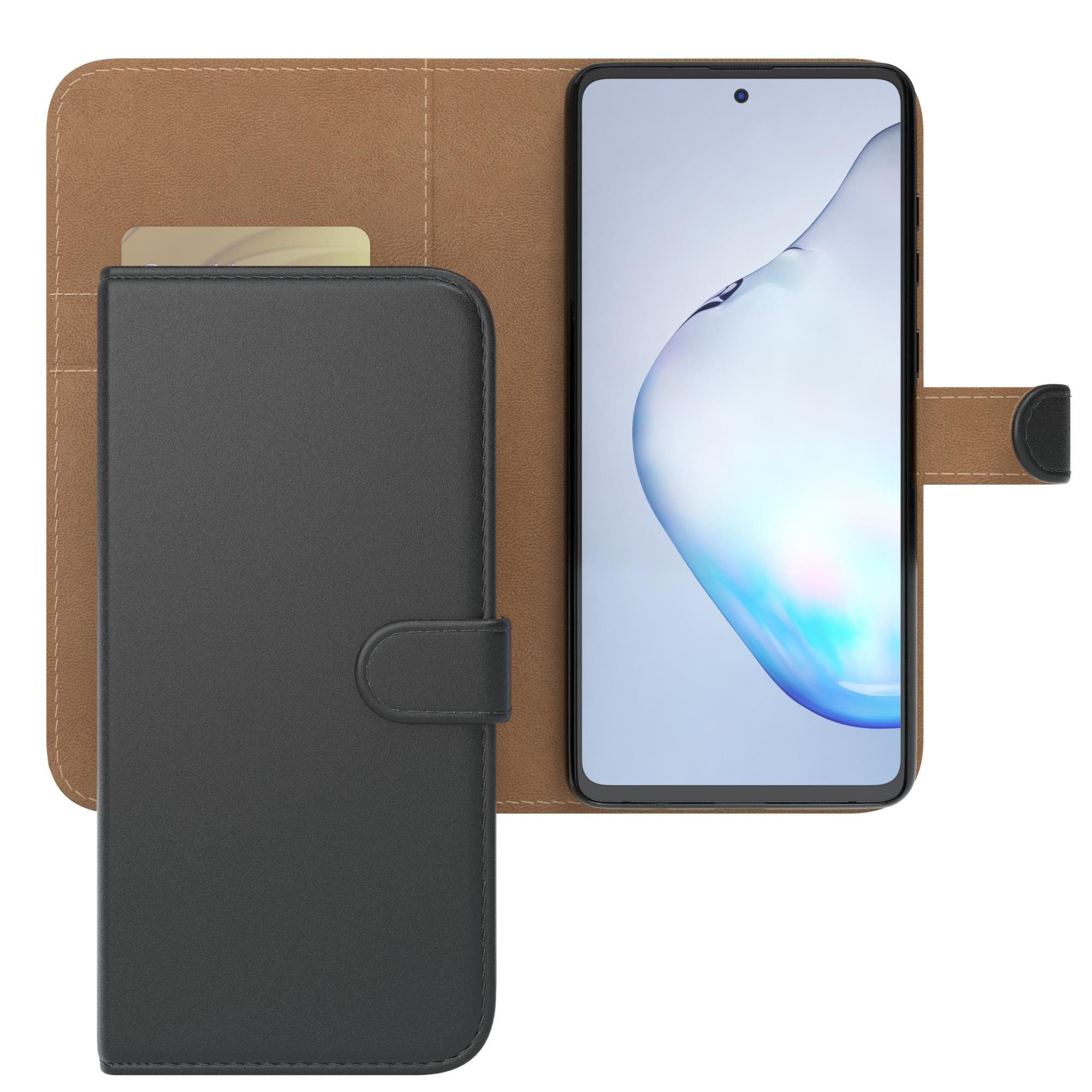 EAZY CASE Handyhülle Uni Bookstyle für Samsung Galaxy Note 10 Lite 6,7 Zoll, Schutzhülle mit Standfunktion Kartenfach Handytasche aufklappbar Etui