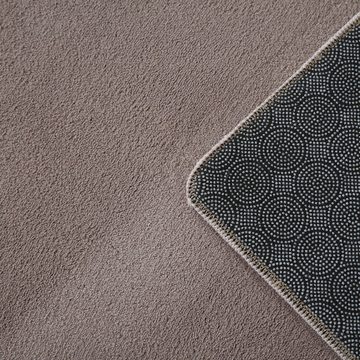 Hochflor-Teppich Flachflor Microfaser Kurzflorteppich, Miovani, rechteckig, Höhe: 7 mm, Schlafzimmer, Wohnzmmer
