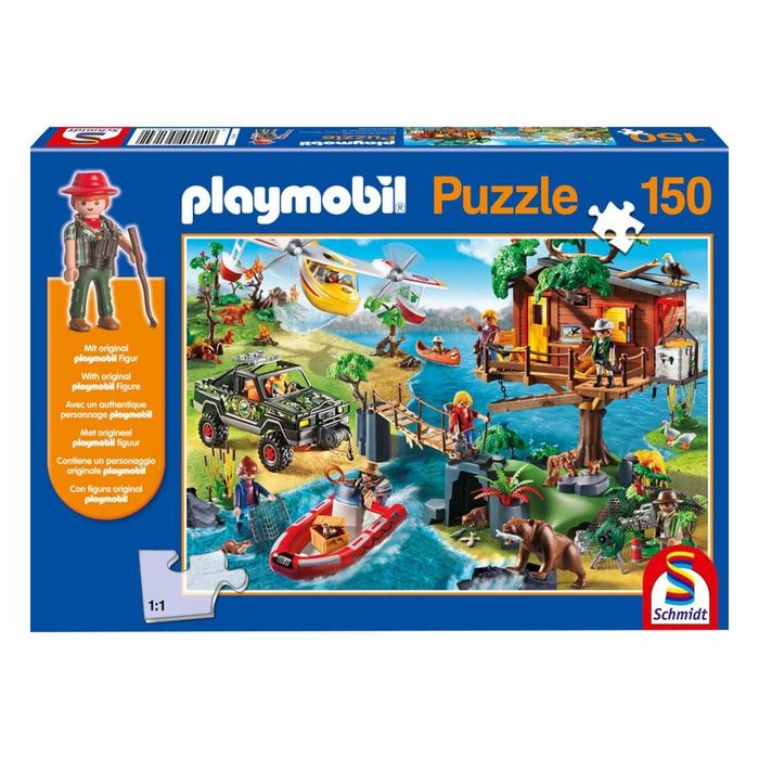 Schmidt Spiele Puzzle Baumhaus Playmobil (inkl. Figur) 150 Puzzleteile